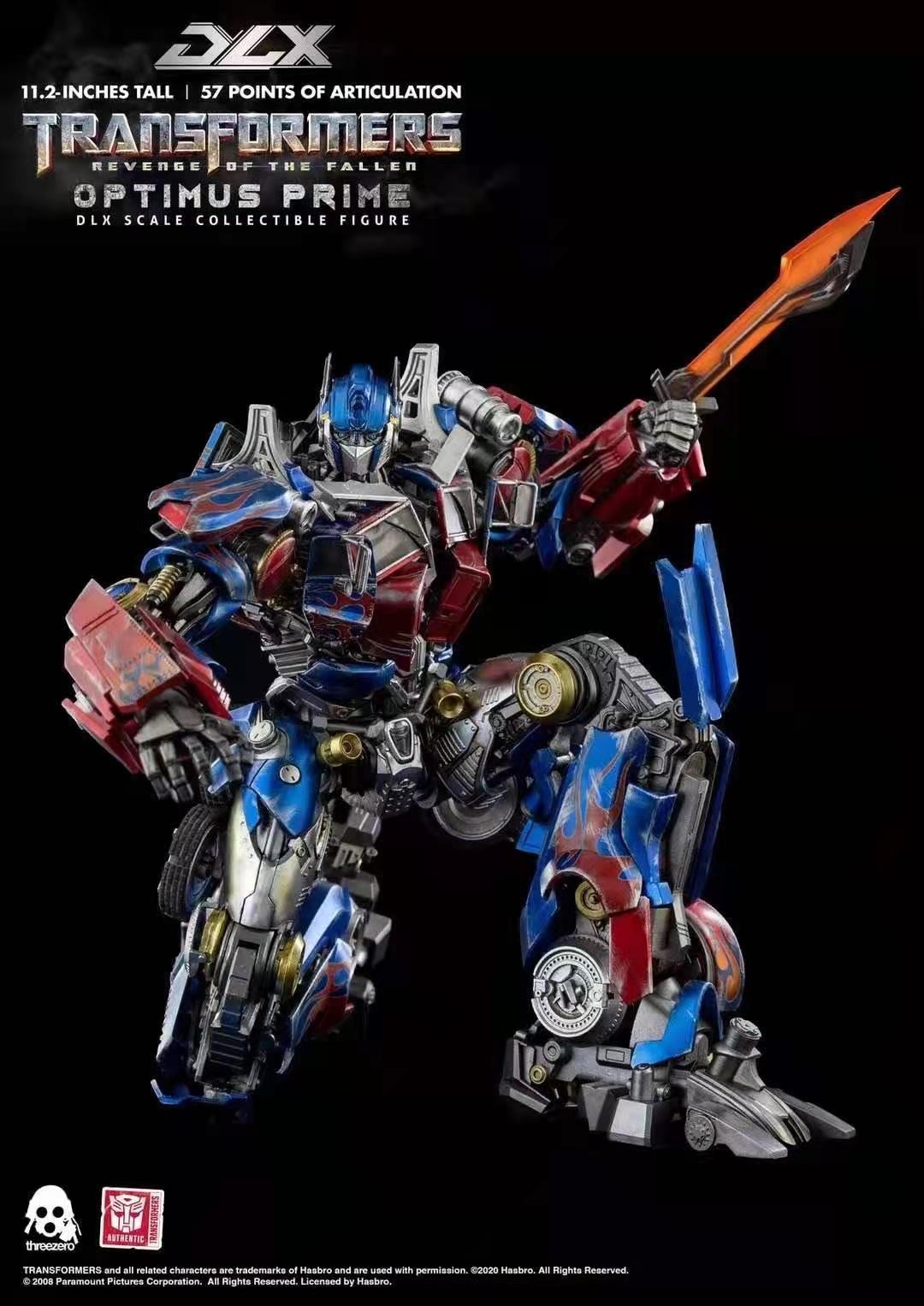 【IN STOCK】Threezero 3Z0163 Transformers Revenge of the Fallen Optimus Prime DLX Action Figure