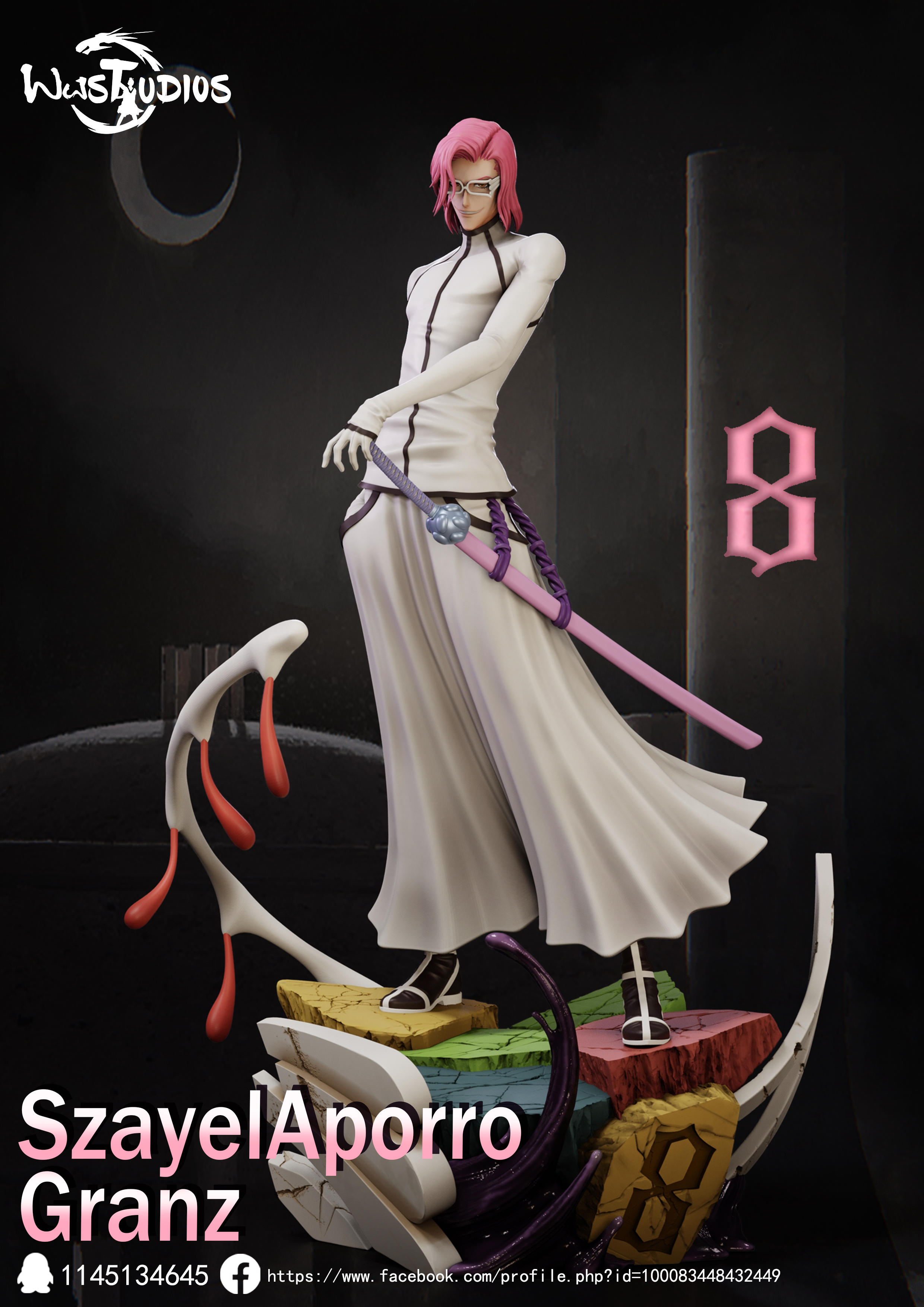 PRE-ORDER WW Studio - Death/Boundary BLEACH Espada#2 SzayelAporro·Granz 1/6 Statue(GK)