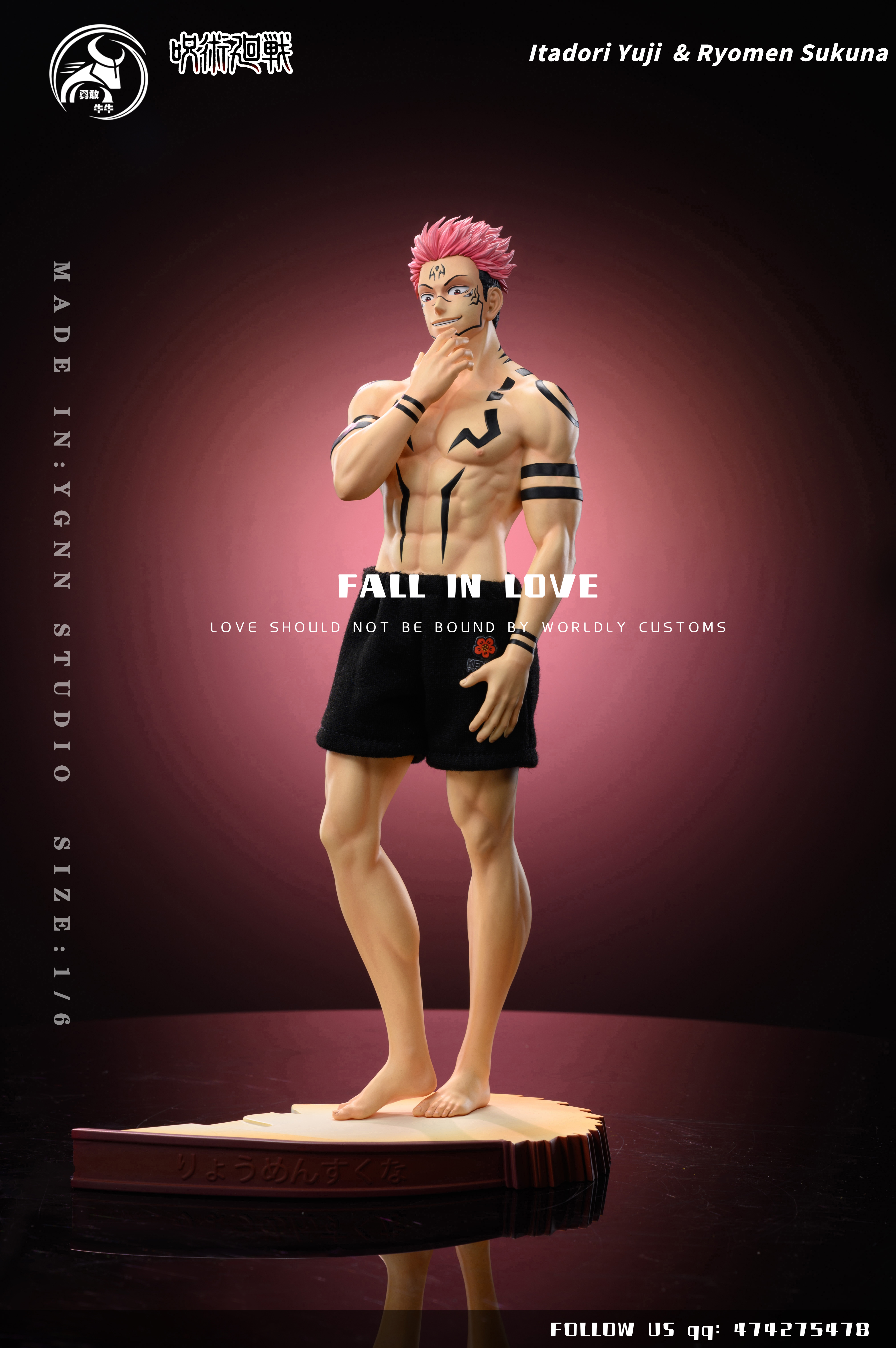 PRE-ORDER YGNN Studio - Jujutsu Kaisen - Itadori Yuji & Ryomen Sukuna 1/6 Statue(GK)(Adult 18+)