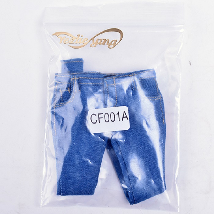 1/6 Scale Female Clothes Annex Women's skinny Tight Jeans CF001 A/B/C for 12 Inch PHicen Doll Jiaoudol Action Figure Accessories