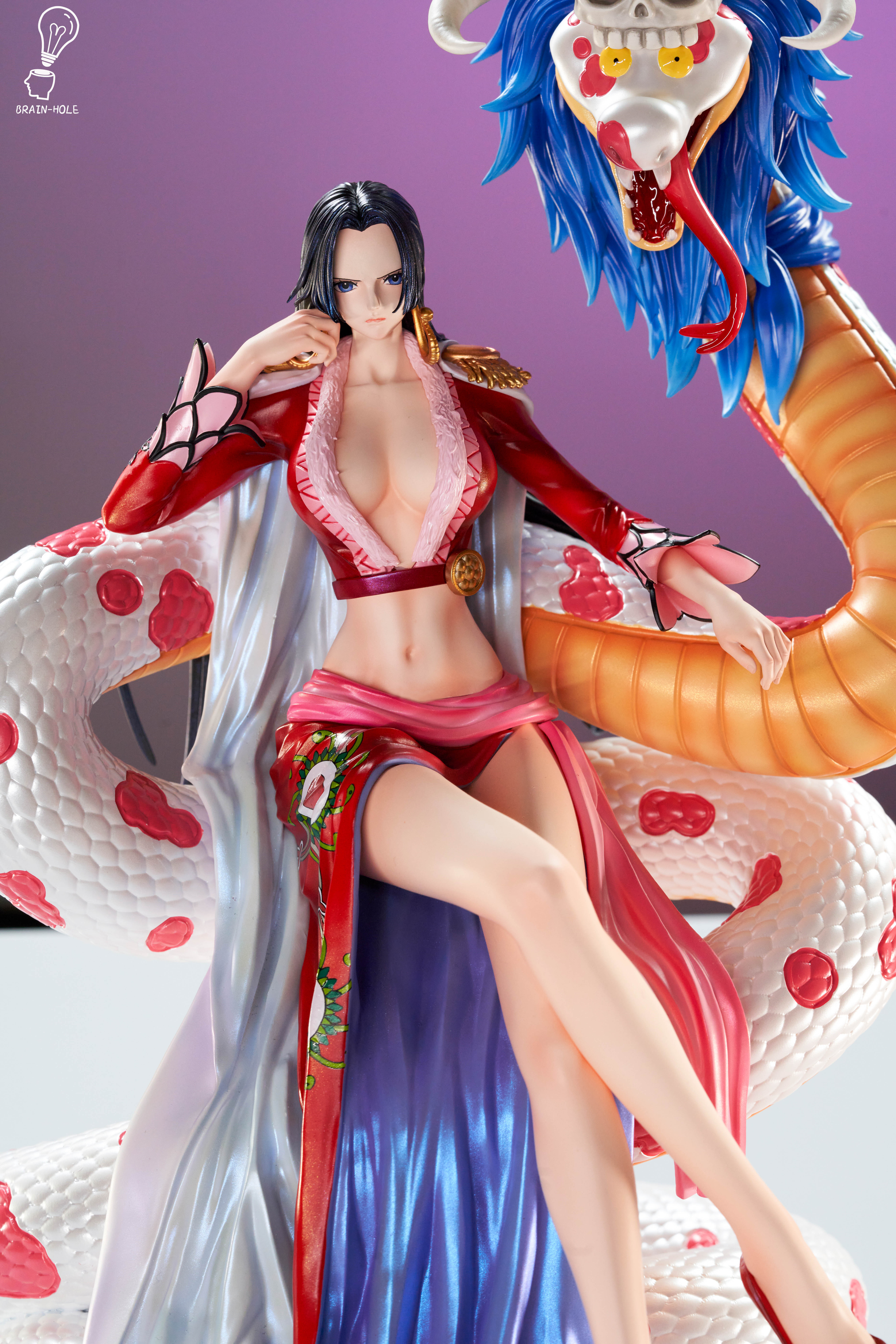 PRE-ORDER Brain-Hole Studio - One piece - Sitting Boa Hancock Statue(GK) (Adult 18+)