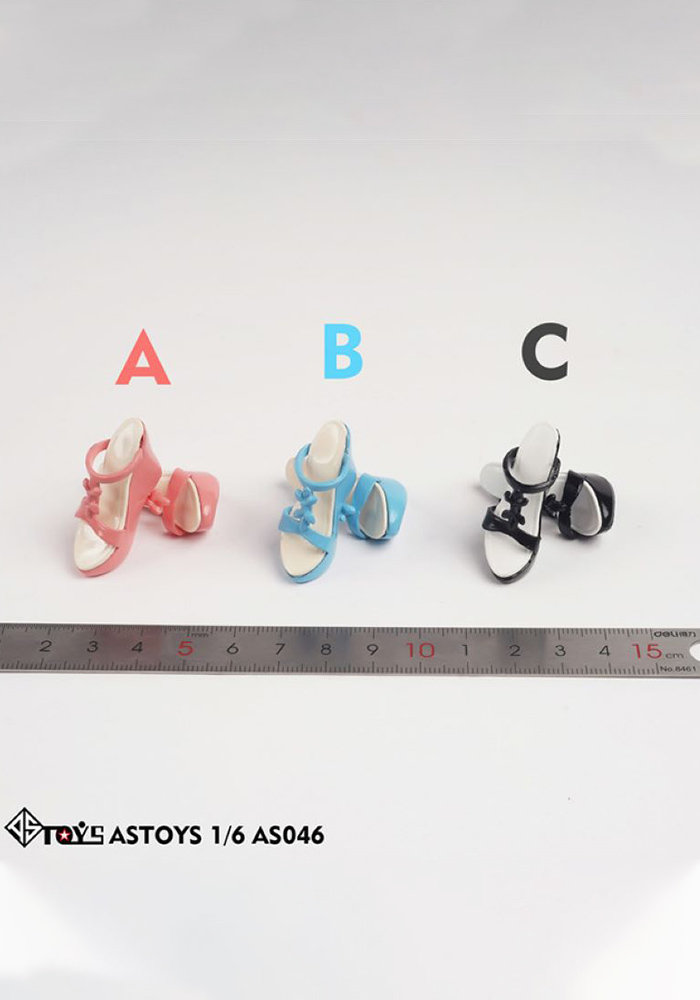 3 colors ASTOYS 1/6 AS046 Sandals High Heel Slippers for 12inch Female Action Figure For female body