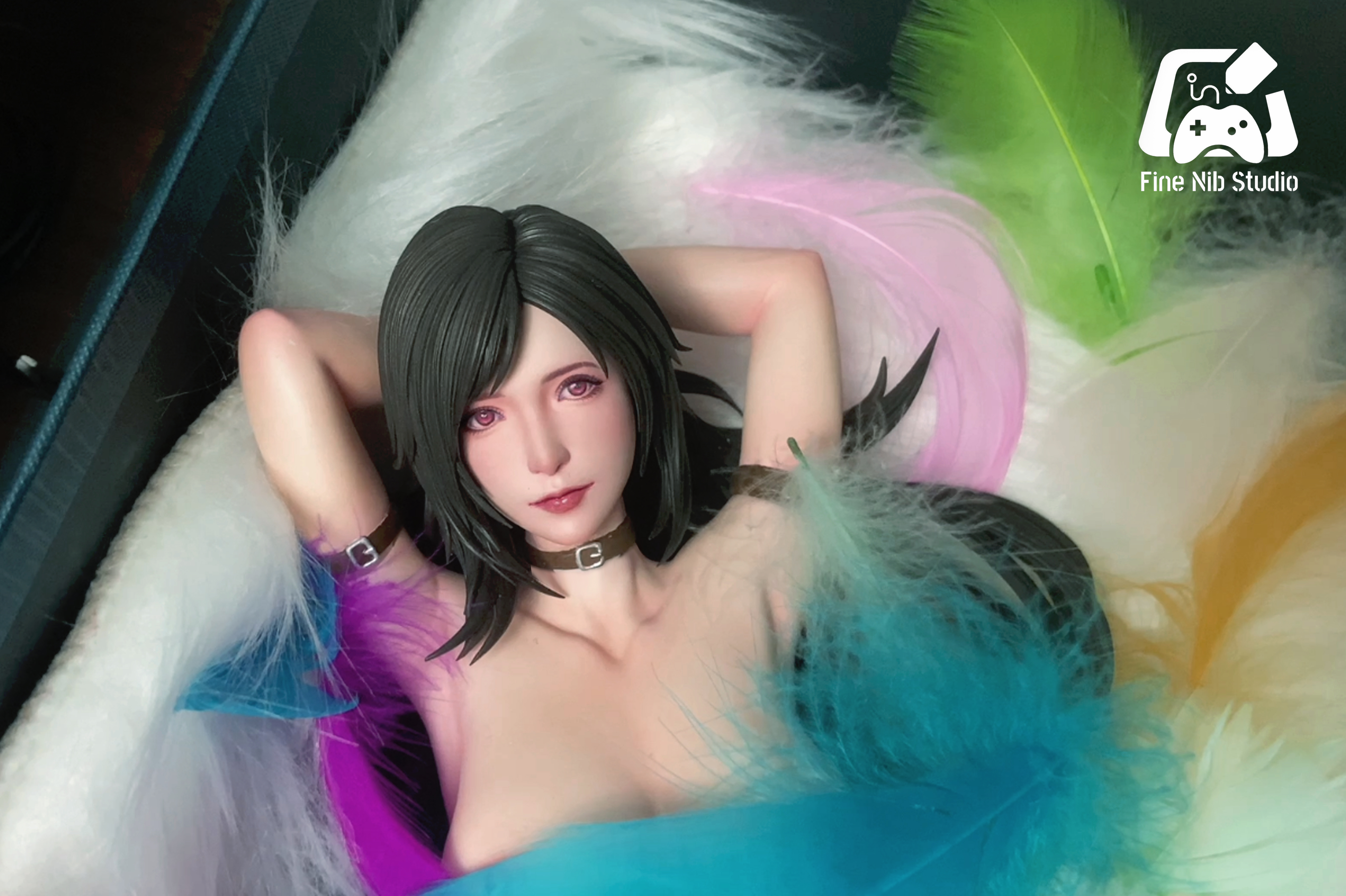 PRE-ORDER Fine Nib Studio - Final Fantasy 7 Tifa & Aerith 1/4 Satue(GK) (Adult 18+)
