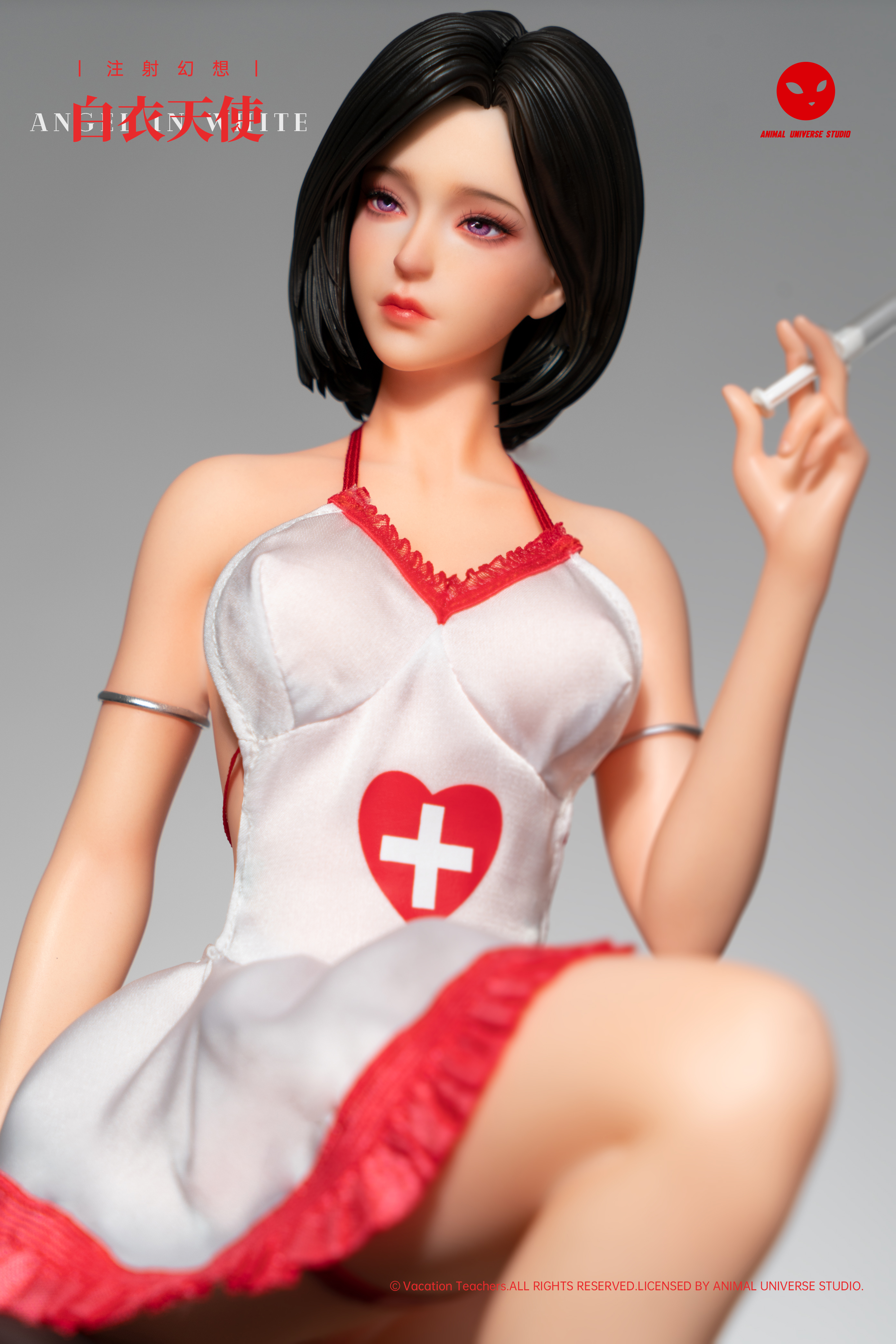 PRE-ORDER ANIMAL UNIVERSE Studio - Original Female Art Statue #3 Angel in White Statue(GK)