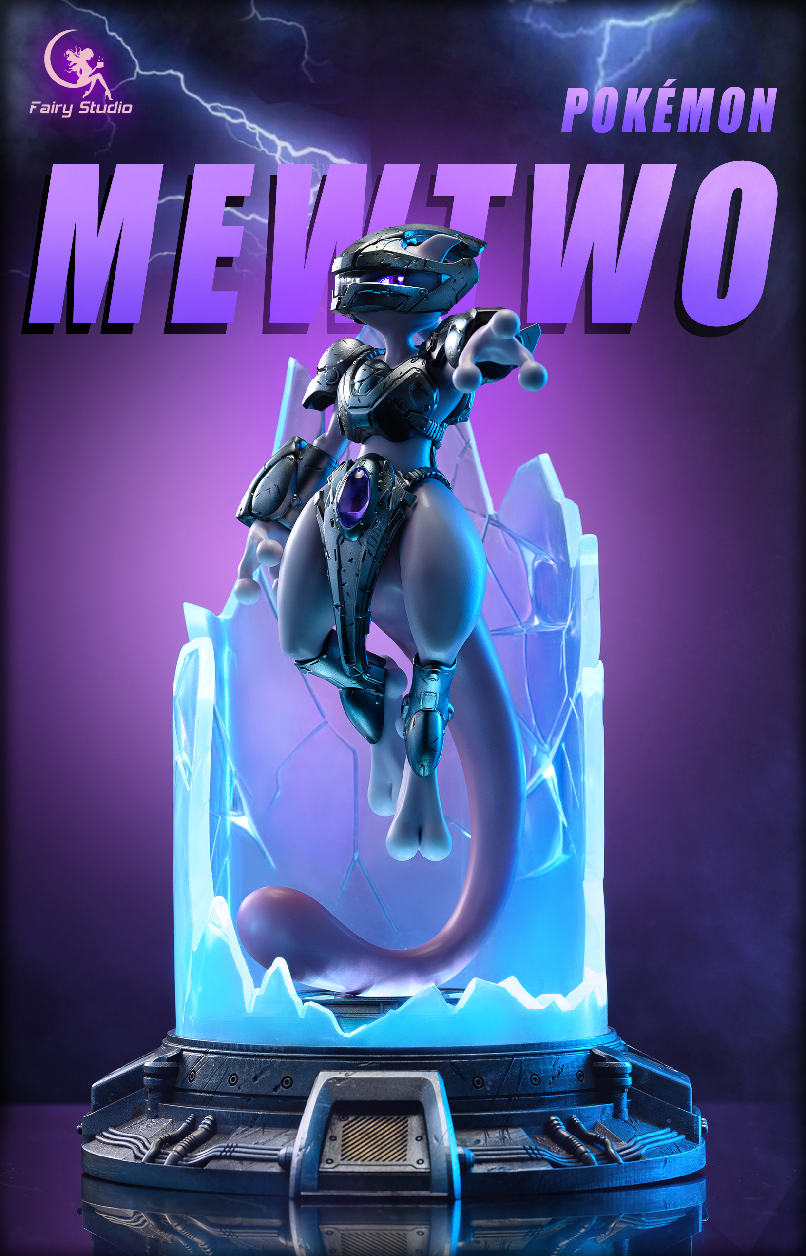 PRE-ORDER Fairy Studio Pokémon Mythical Beast Series #1 Armor Mewtwo Statue(GK)