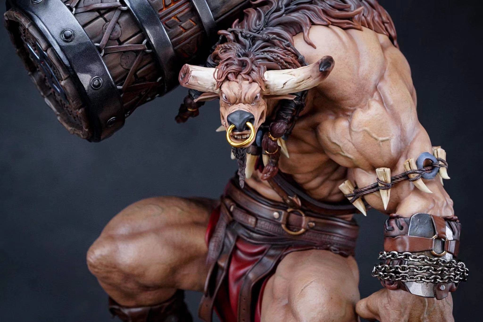 Pre-order Moowan Studio - World of Warcraft Tauren Brave Cow Fearless of Difficulties 1/6 Statue GK