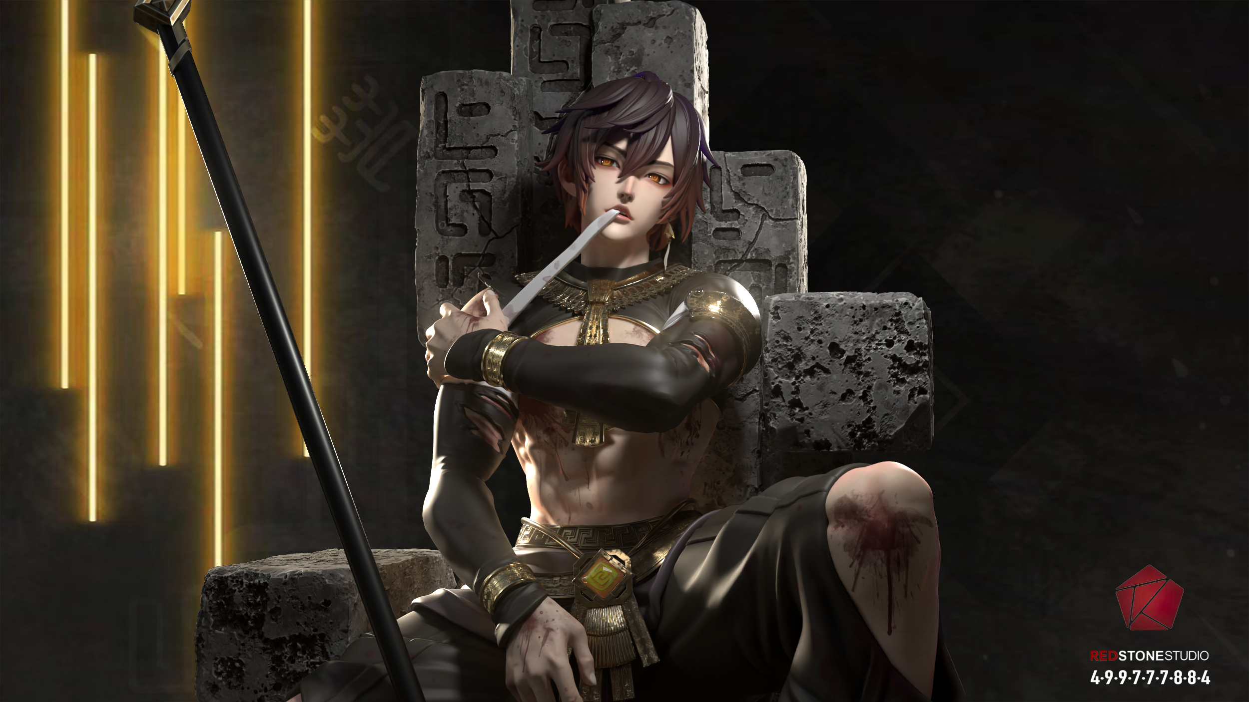 PRE-ORDER Red Stone Studio Genshin Impact Zhongli 1/6 Scale Statue (GK)