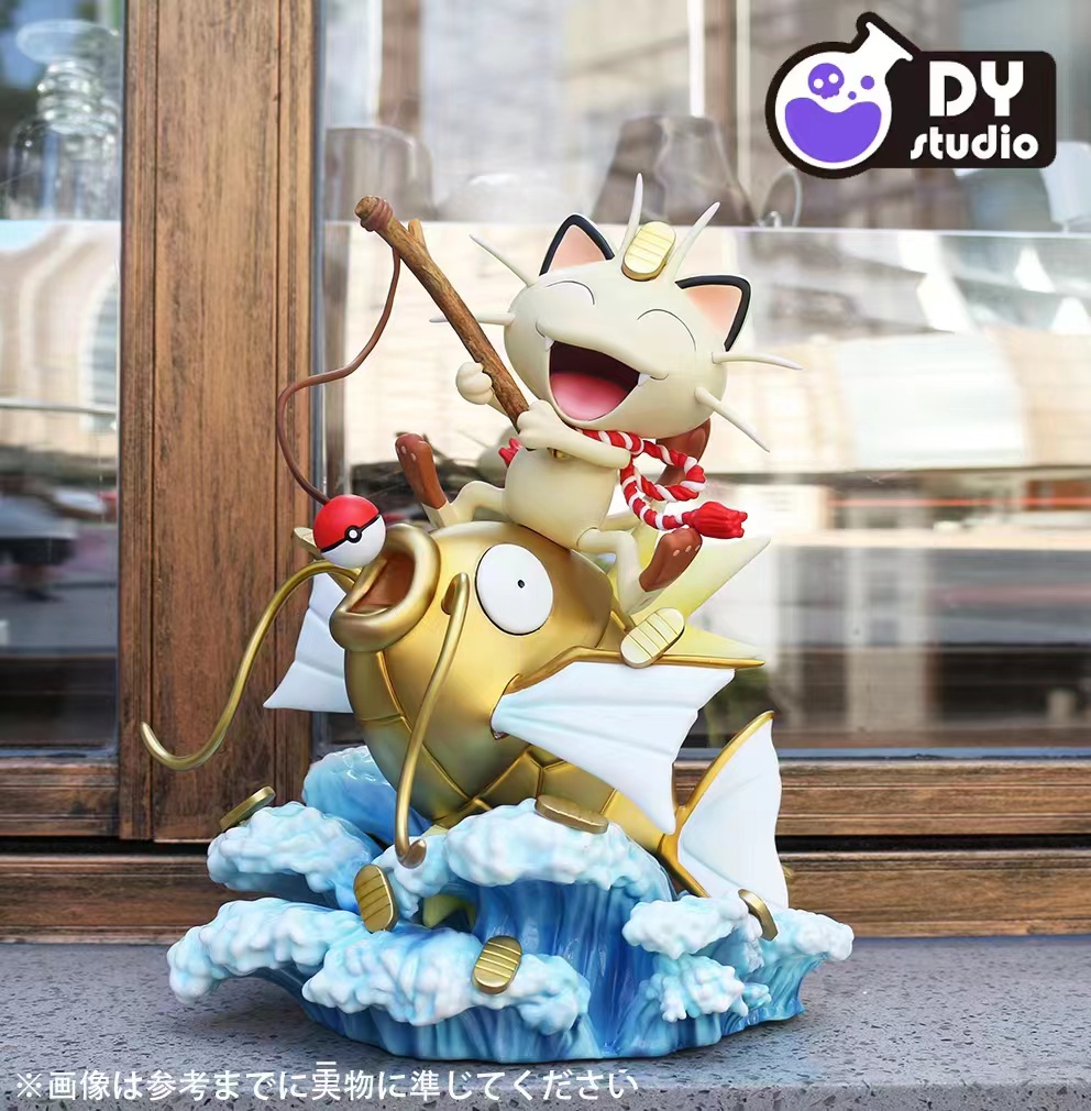 PRE-ORDER DY Studio - Pokémon Every year you have fish series Meowth & Pikachu Statue(GK)
