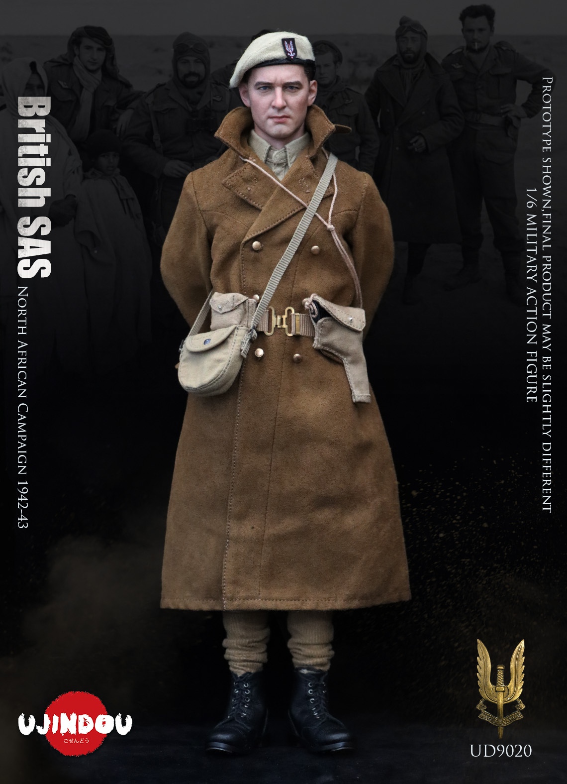 Pre-order UJINDOU 1/6 Action Figure WWII BRITISH SAS . North African Campaign 1942-43 UD9020