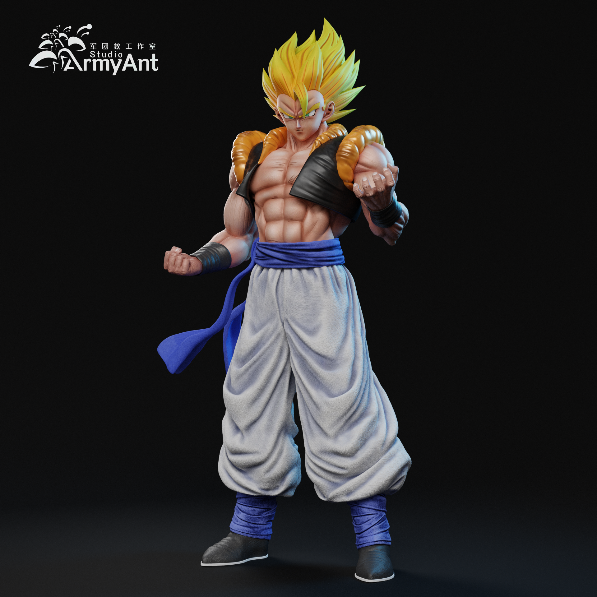 In-Stock Armyant Studio Dragon Ball Gogeta V2 1/6 Resin Statue (GK)