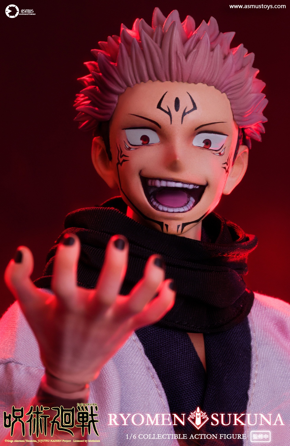 PRE-ORDER Asmus UJUTSU KAISEN:RYOMEN SUKUNA LUXURY EDITION (JJKS05LUX / 05A) 1/6 Action Figure