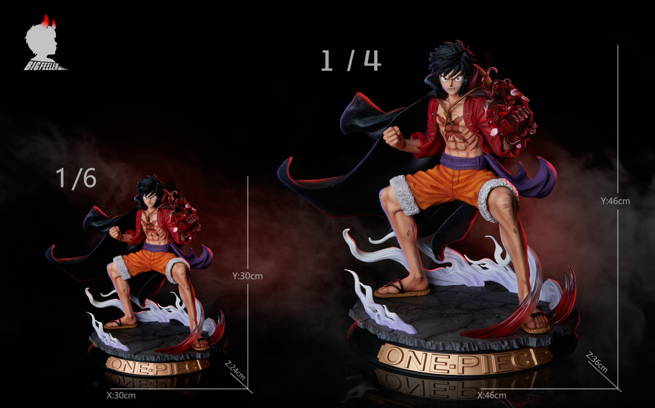 PRE-ORDER Big Feeler Studio One Piece Monkey D Luffy 1/6 & 1/4 Statue(GK)