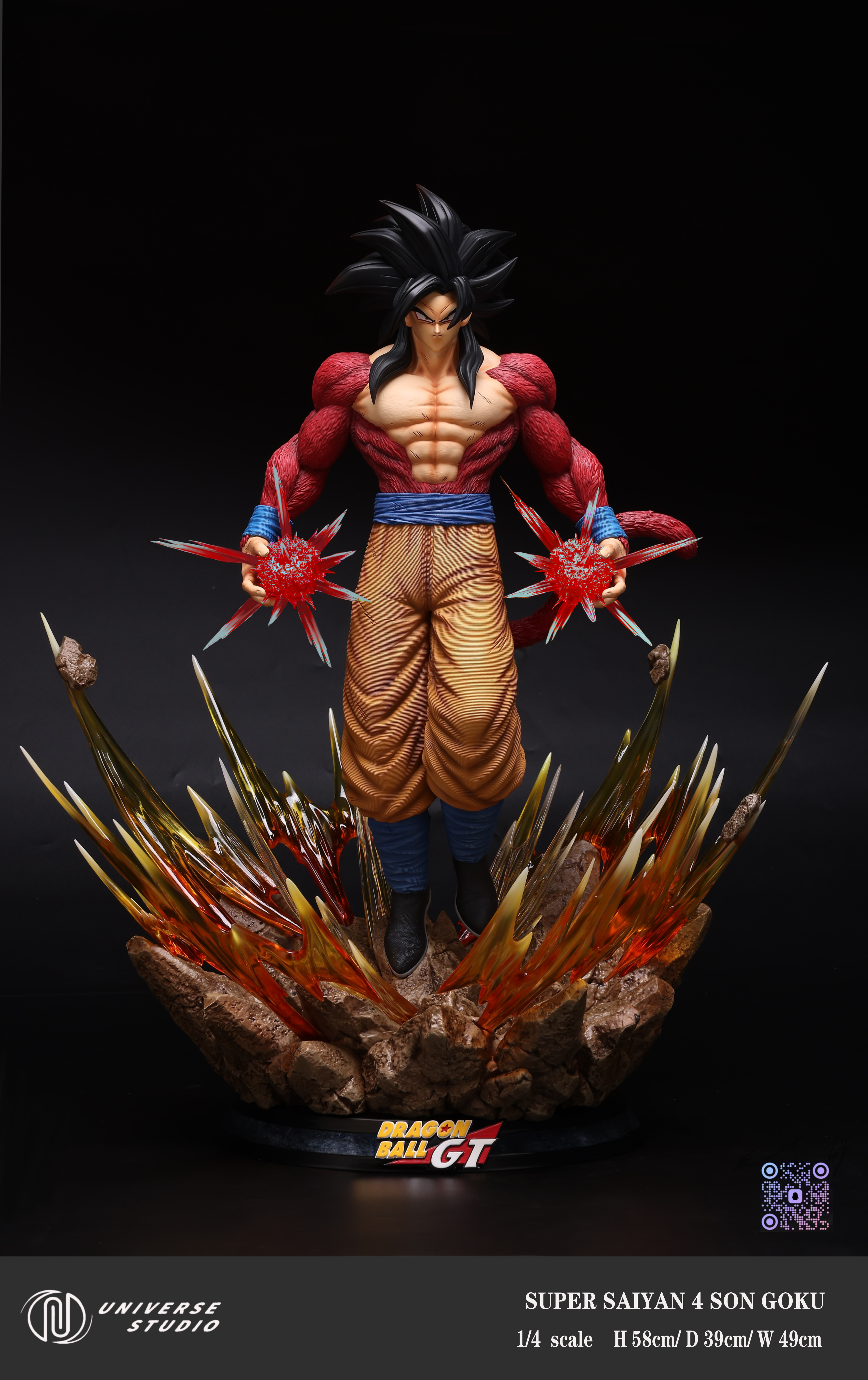 PRE-ORDER Universe Studio - Dragon Ball Super Saiyan 4 Son Goku 1/4 Statue(GK)