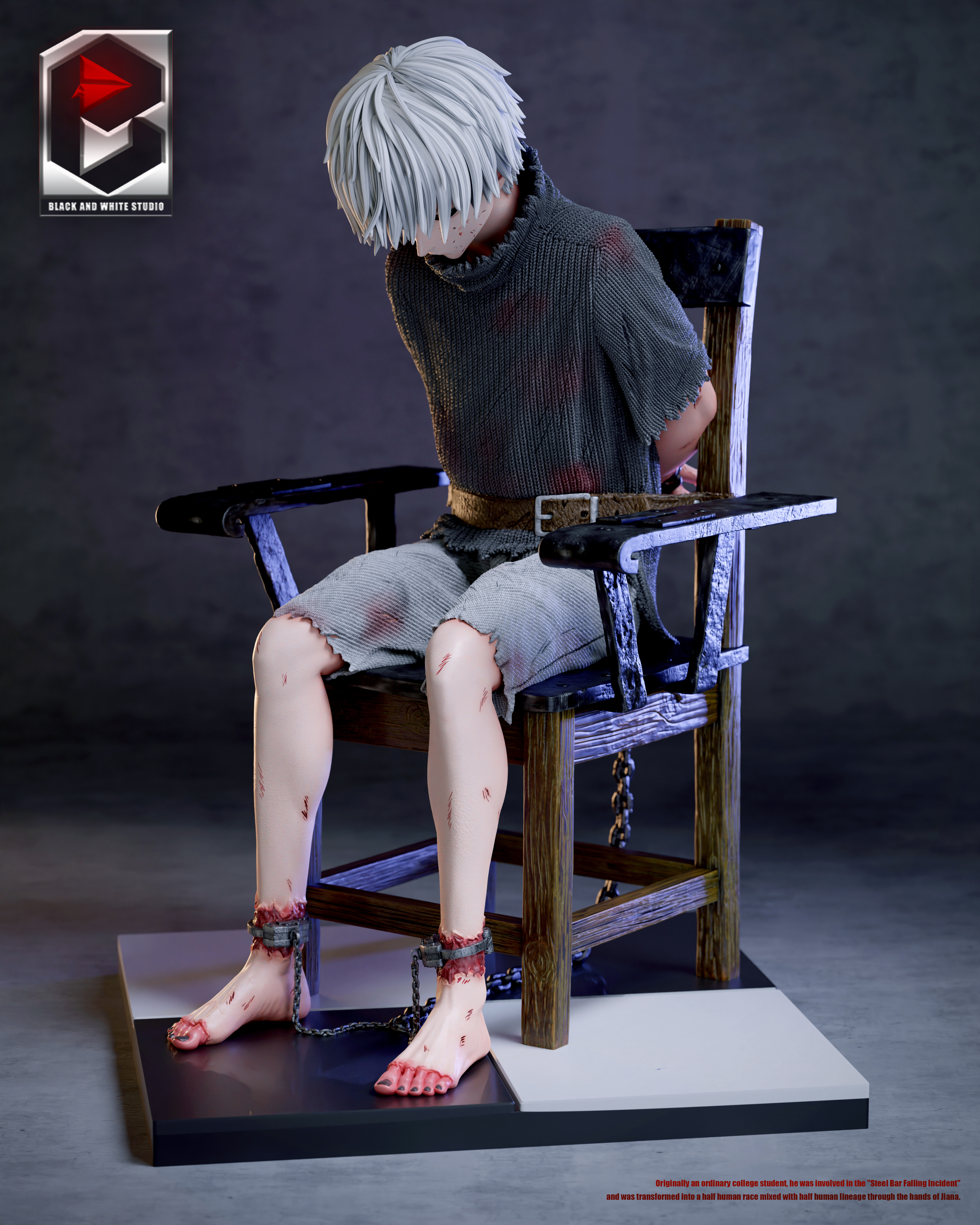 PRE-ORDER BW Studio - Tokyo Ghoul - Ken Kaneki 1/6 Statue(GK) (Adult 18+)