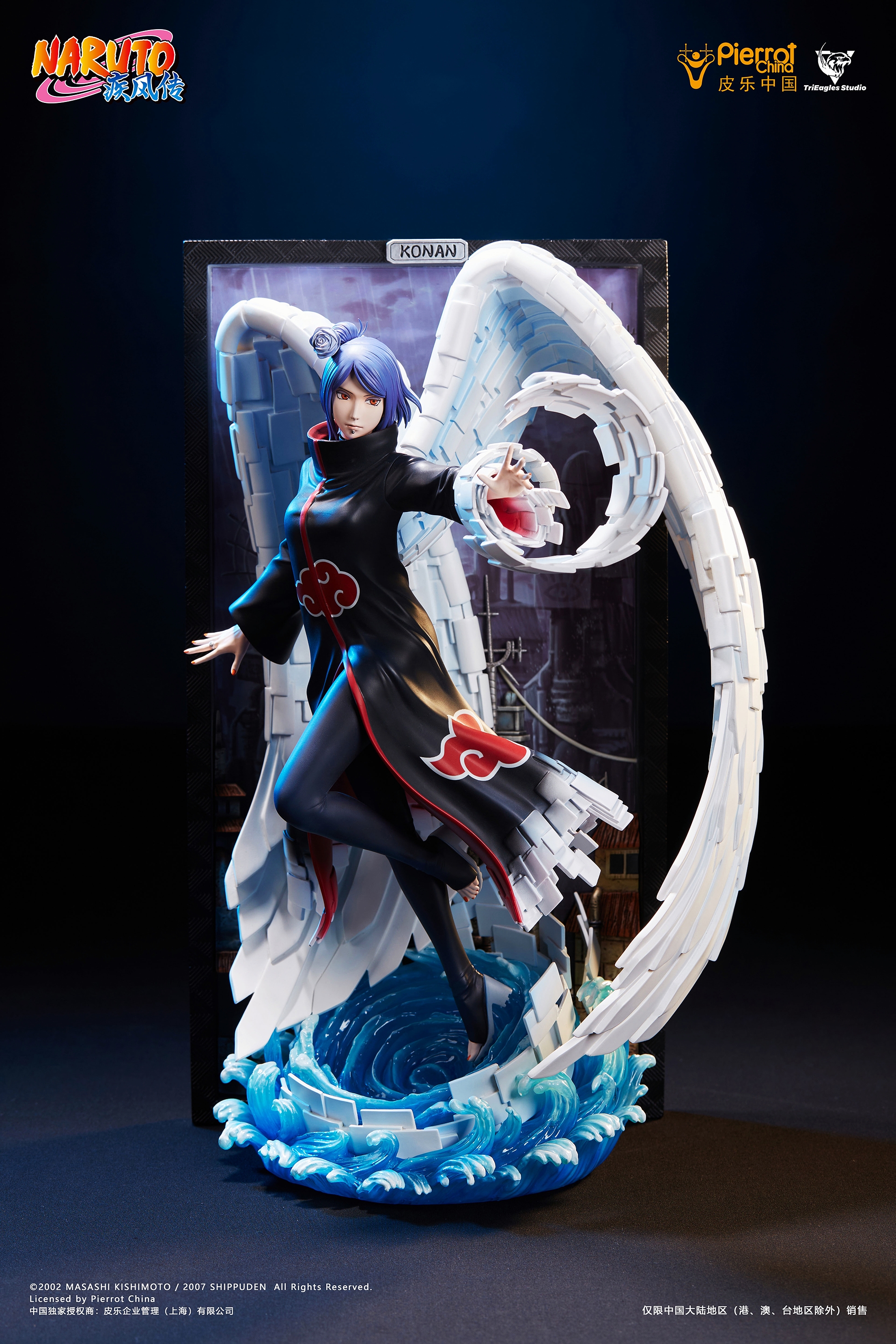 PRE-ORDER TriEagles Studio - Naruto Konan & Pain (Licensed) 1/6 Statue(GK)