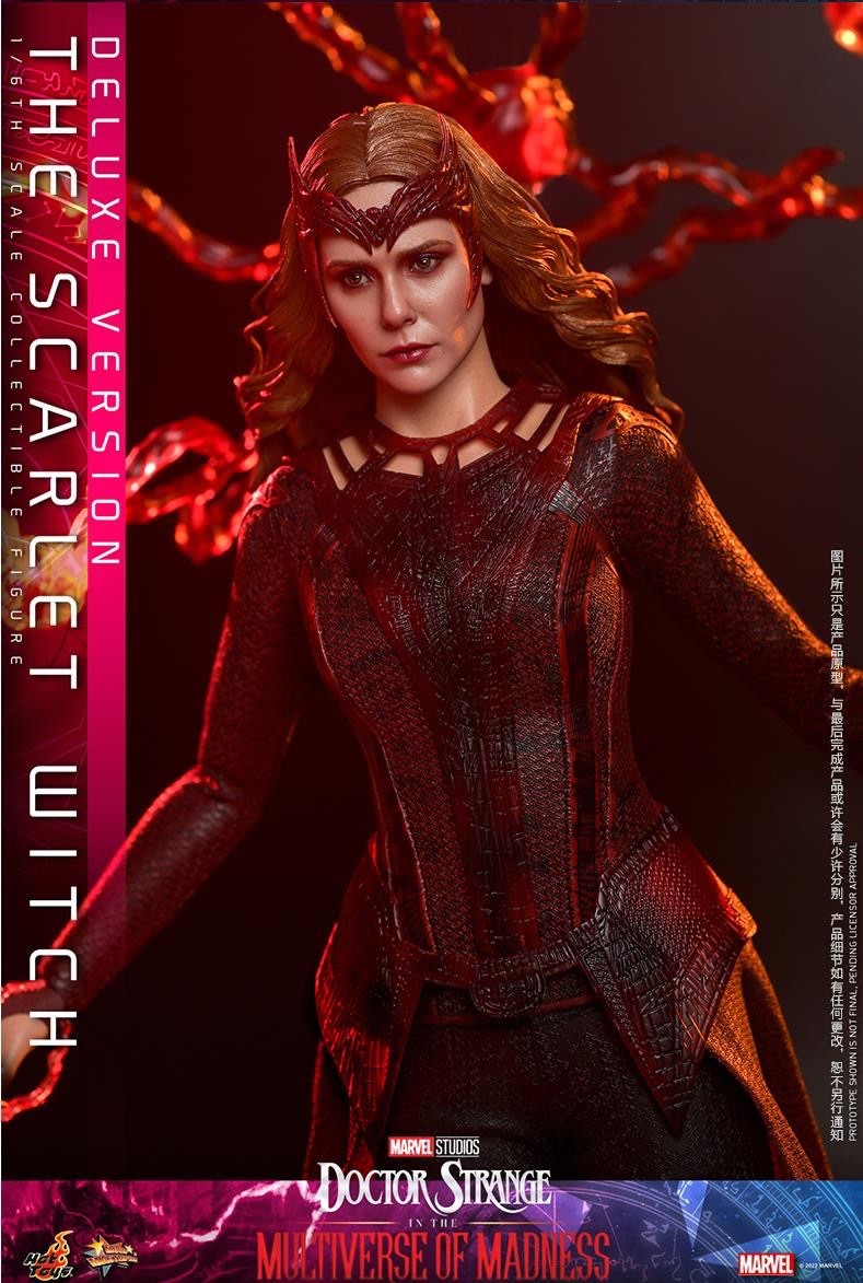 【Pre-order】Hot Toys MMS653 Doctor Strange in the Multiverse of Madness - 1/6th scale The Scarlet Witch Collectible Figure (Deluxe Version)