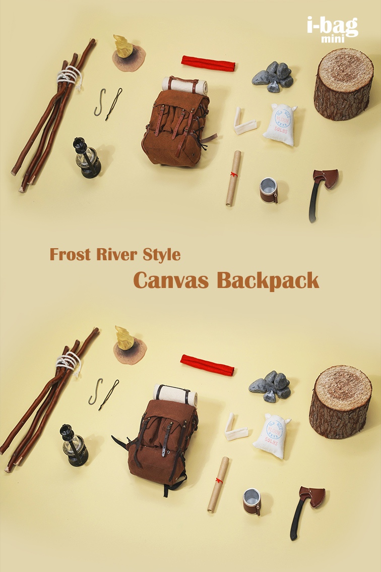 PRE-ORDER i-bag Studio Frost River Style canvas Backpack ( i-b001A/B ) 1/6 Scence