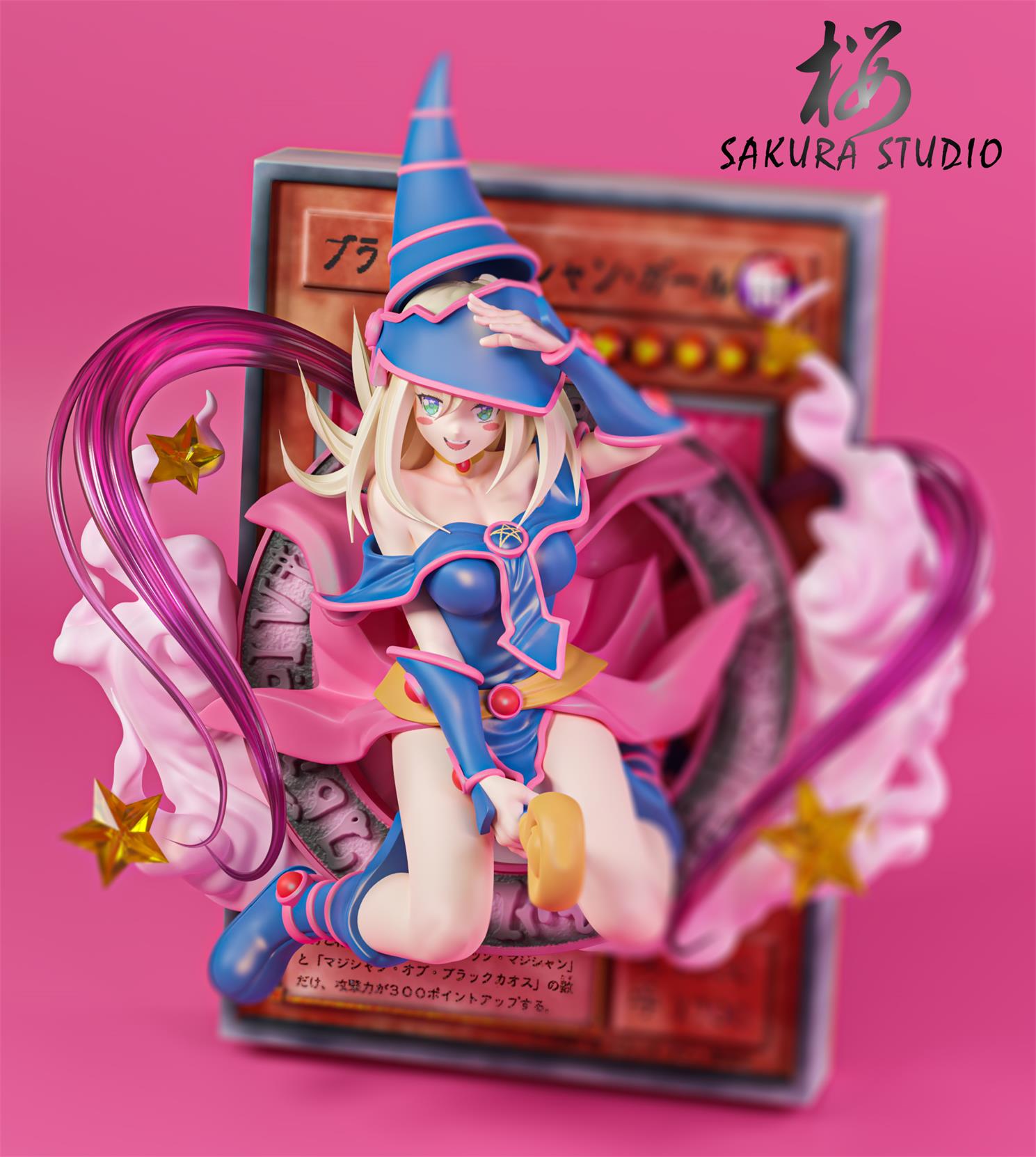 PRE-ORDER SAKURA Studio - Yu-Gi-Oh Frame #3 Dark Magician Girl #4 Dark Magician Statue(GK)