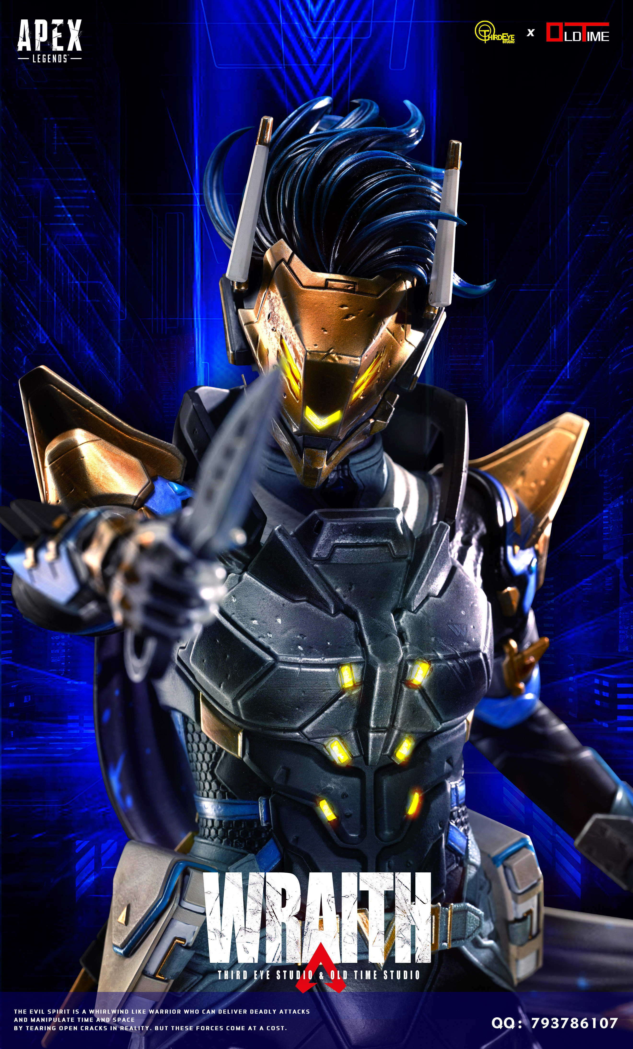 PRE-ORDER Old Time studio X Third Eye studio - Apex Wraith 1/4 Scale Statue(GK)