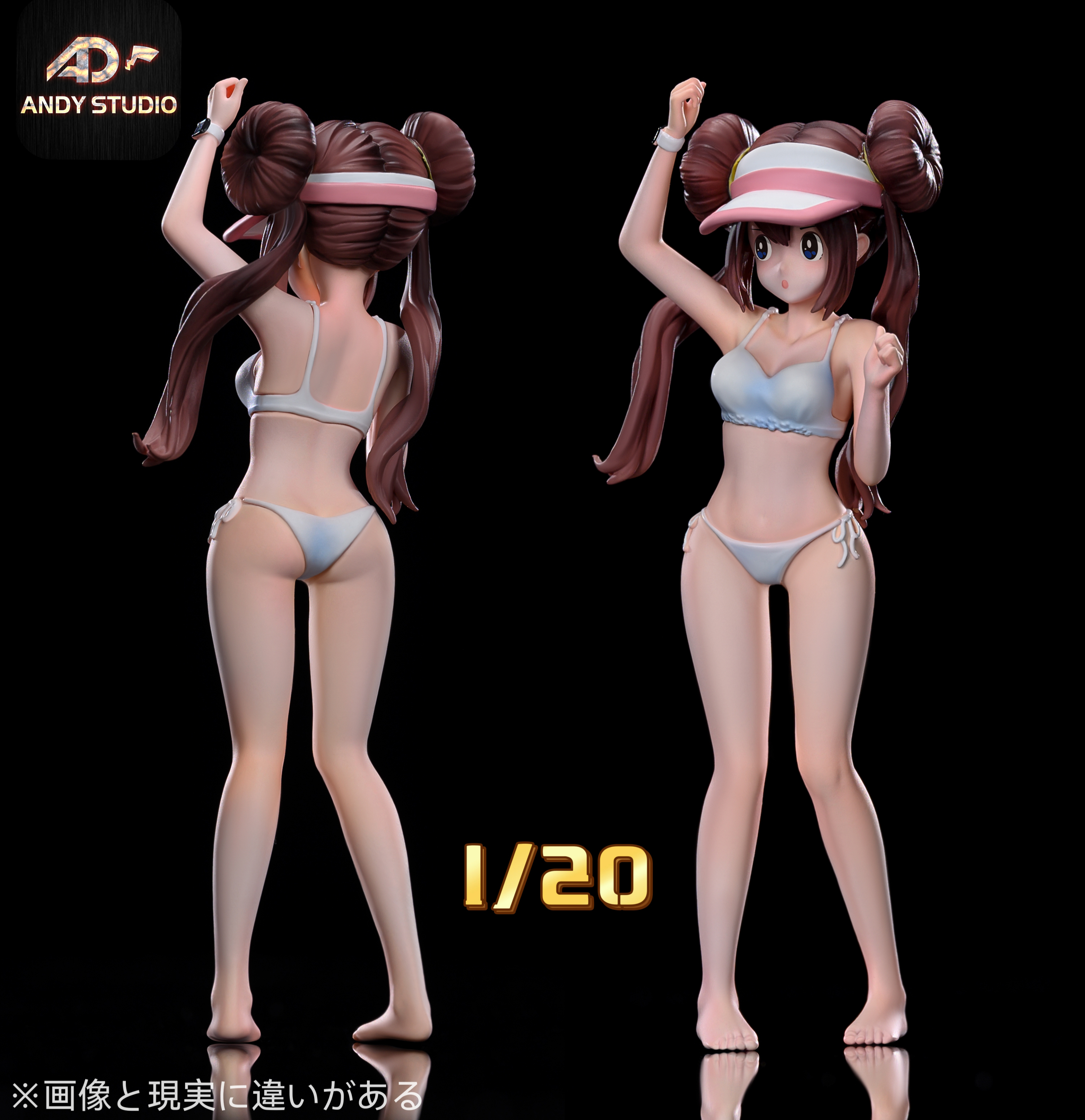 PRE-ORDER ANDY Studio - Pokemon Character Series Rosa 1/20 & 1/8 Statue(GK)