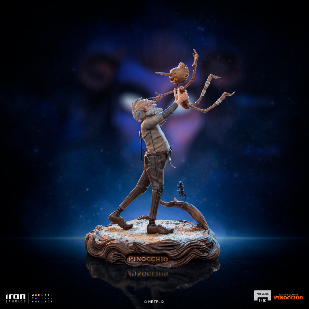 PRE-ORDER Iron Studios The Adventures of Pinocchio Geppetto & Pinocchio PINOC80322-10 1/10 Scale Statue(GK)
