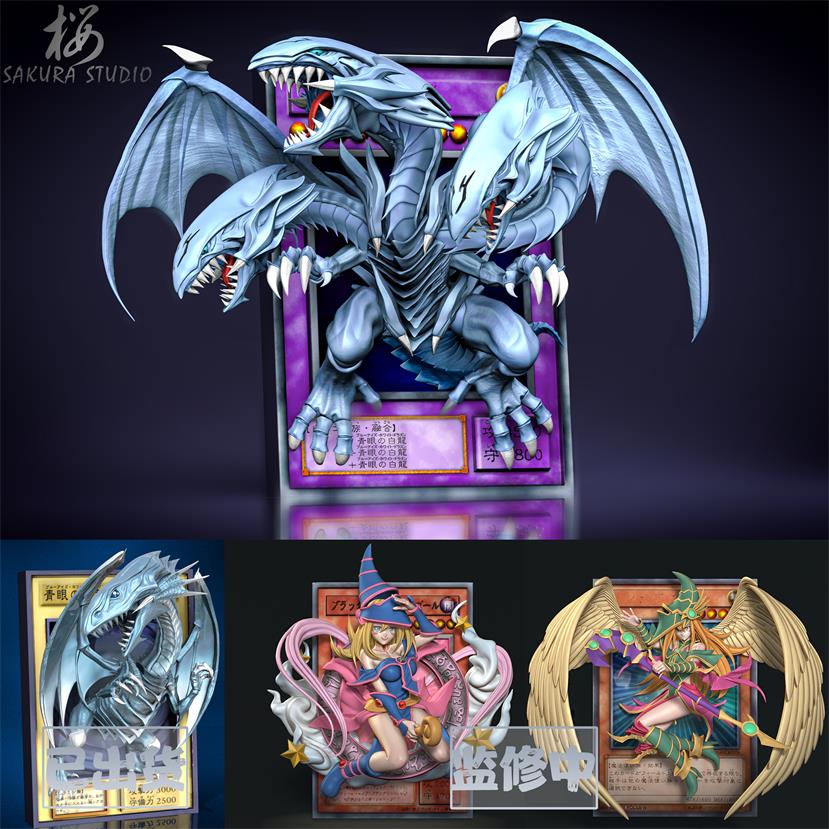 PRE-ORDER Sakura Studio-Yu-Gi-Oh Frame Series 002 Blue-Eyes Ultimate Dragon Statue(GK) Frame
