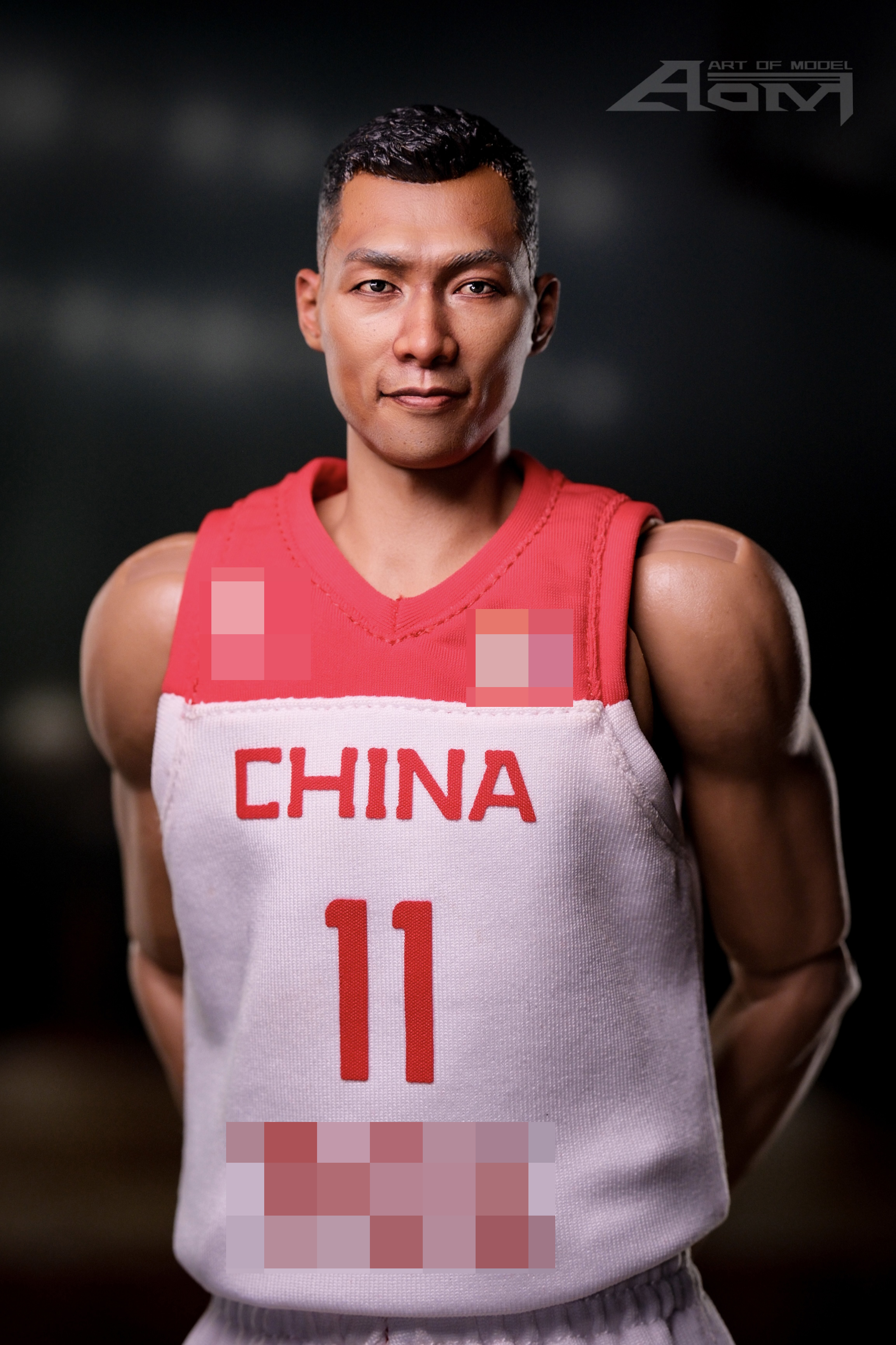 PRE-ORDER AOM - WCF Yi Jianlian's 19th World Championship final battle headsculpt Set (Limited to 100 pcs) 1/6 Action Figure
