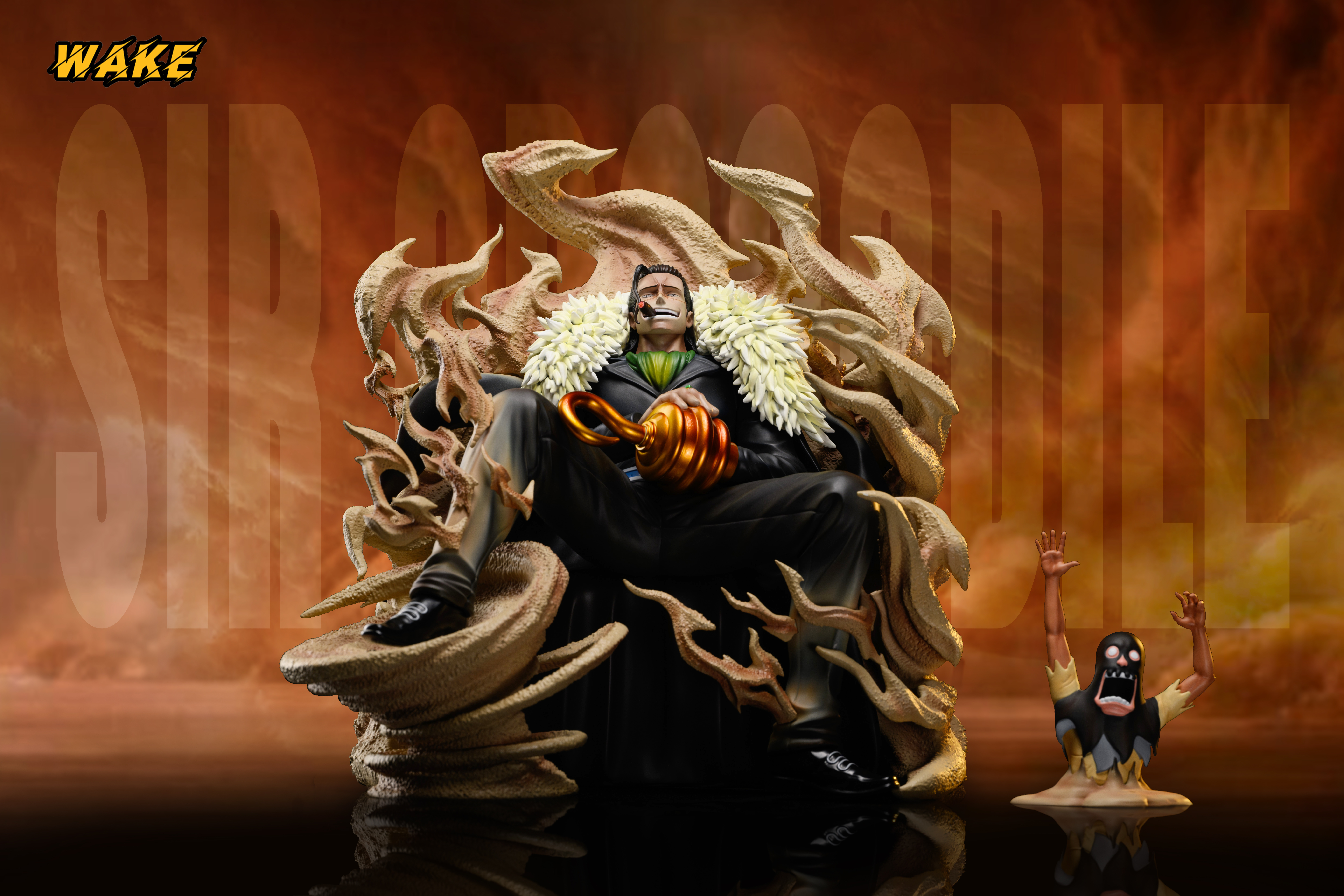 PRE-ORDER Wake Studio - One Piece Shichibukai#3 Crocodile Statue(GK)