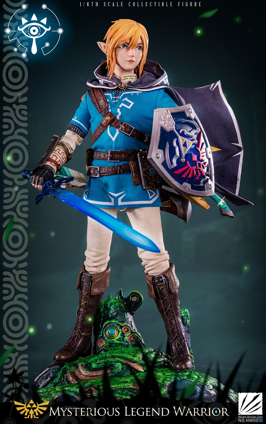 PRE-ORDER Night Wolf NW TOYS - Mysterious Legend - Warrior Movable ( NW001A & NW001B ) 1/6 Action Figure