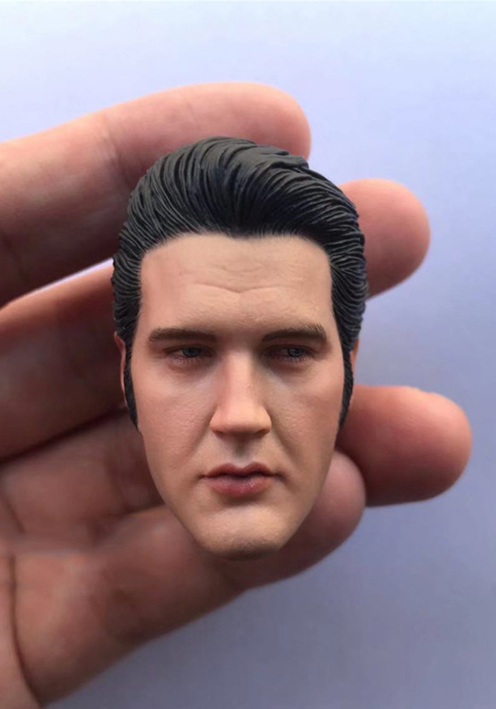 1/6 Scale Male Elvis Presley Head Sculpture Presley Superstar In Memory Can Be Suit 12inch Doll Soldier Collectable