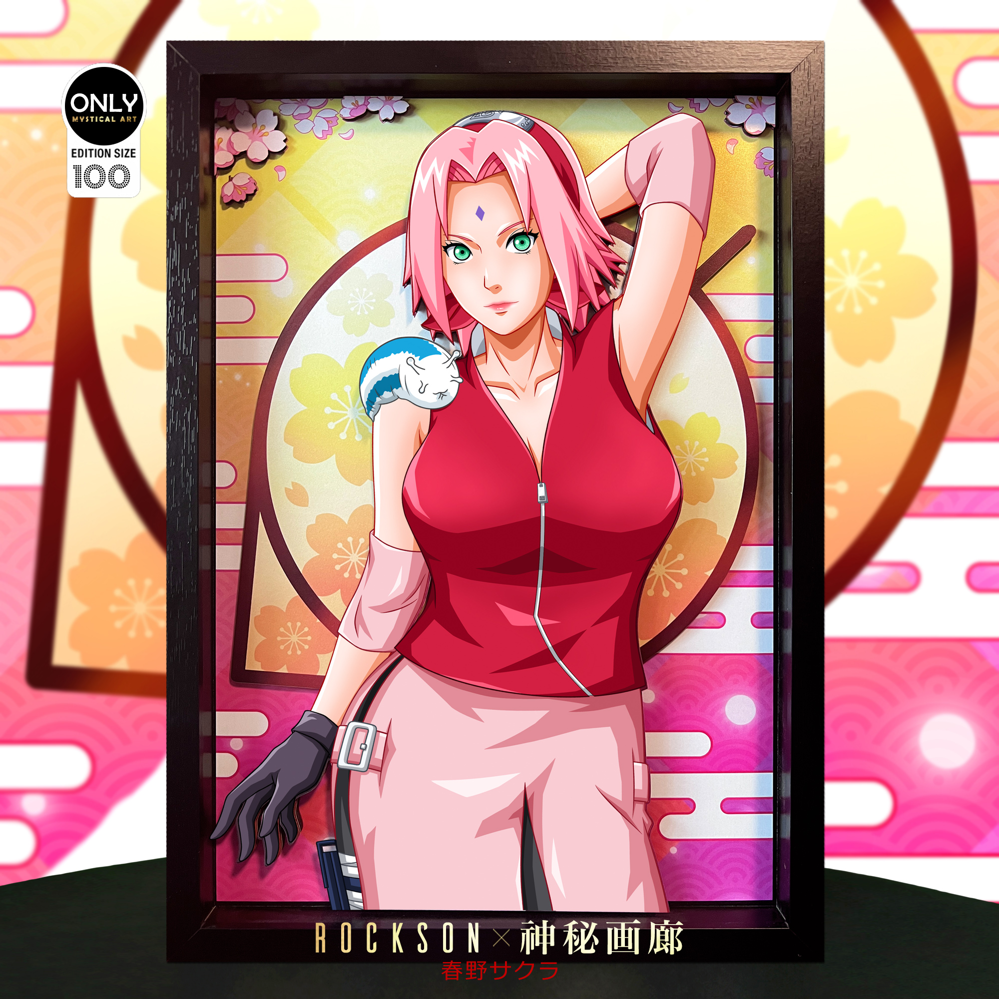 PRE-ORDER Mystical Art Studio - Naruto - Decorative Painting of Haruno Sakura Paint Scence (Adult 18+)