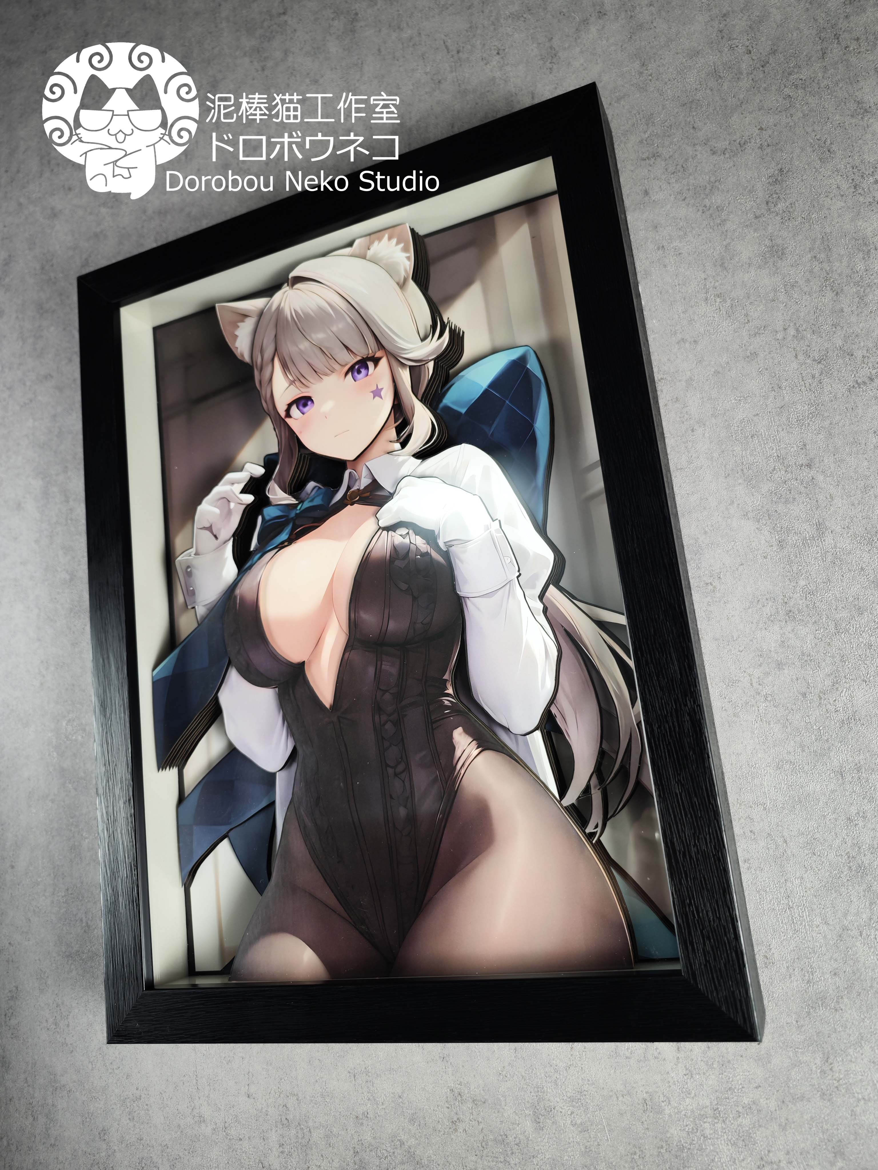 IN -STOCK Dorobou Neko Studio - Genshin Impact DSRL-018 Lynette 3D Decorative Painting Scene Adult 18+