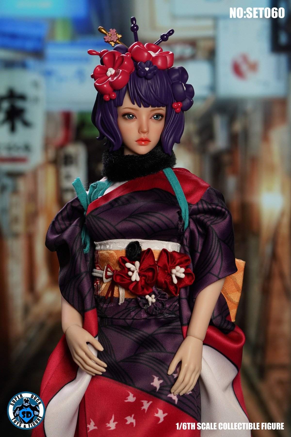 IN-STOCK 1/6 Scale Hokusai Head Sculpt & Outfit Set by Super Duck Toys set060