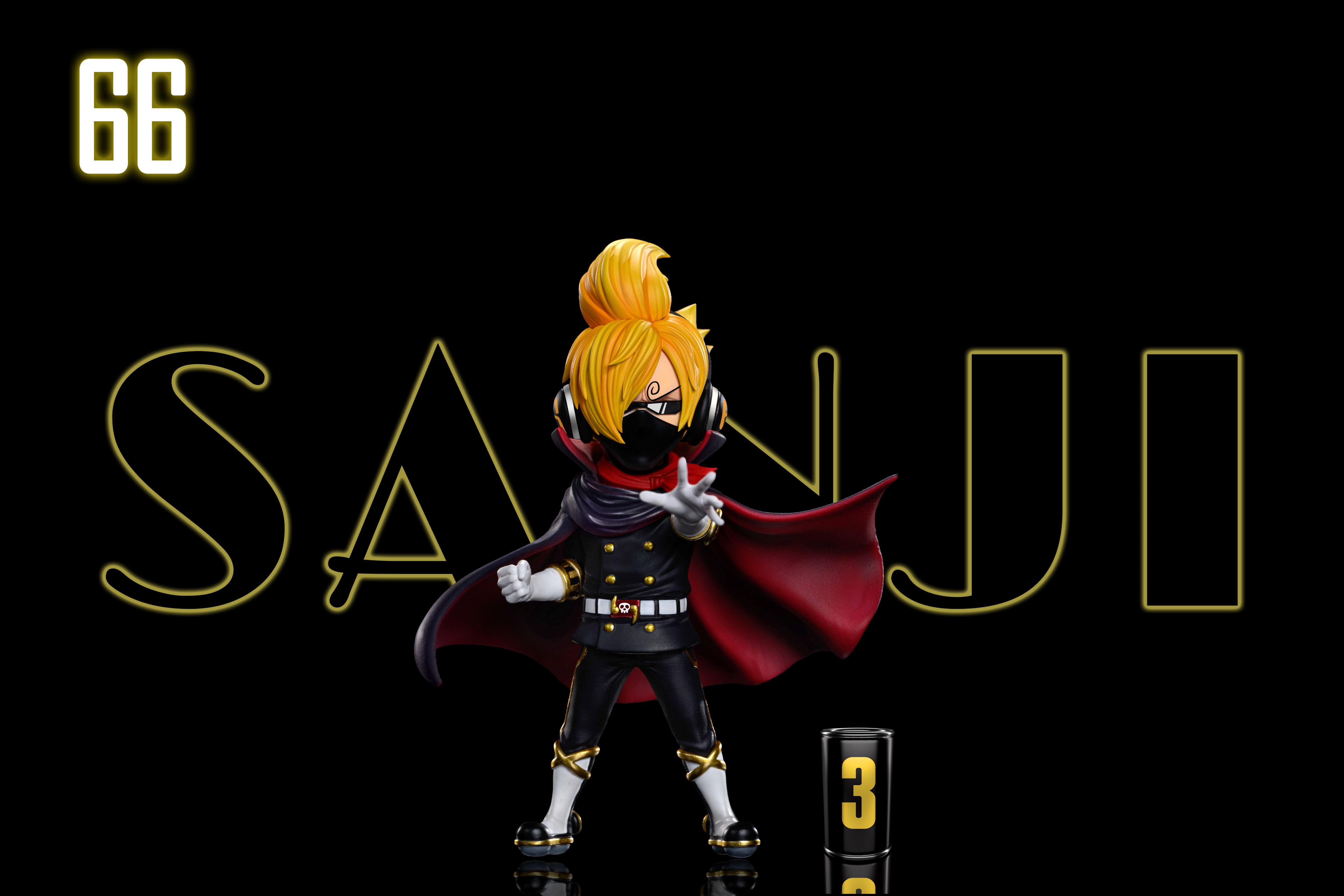 PRE-ORDER A+ Studio - One Piece Vinsmoke Family Germa 66#3 Invisible Black Sanji Statue(GK)