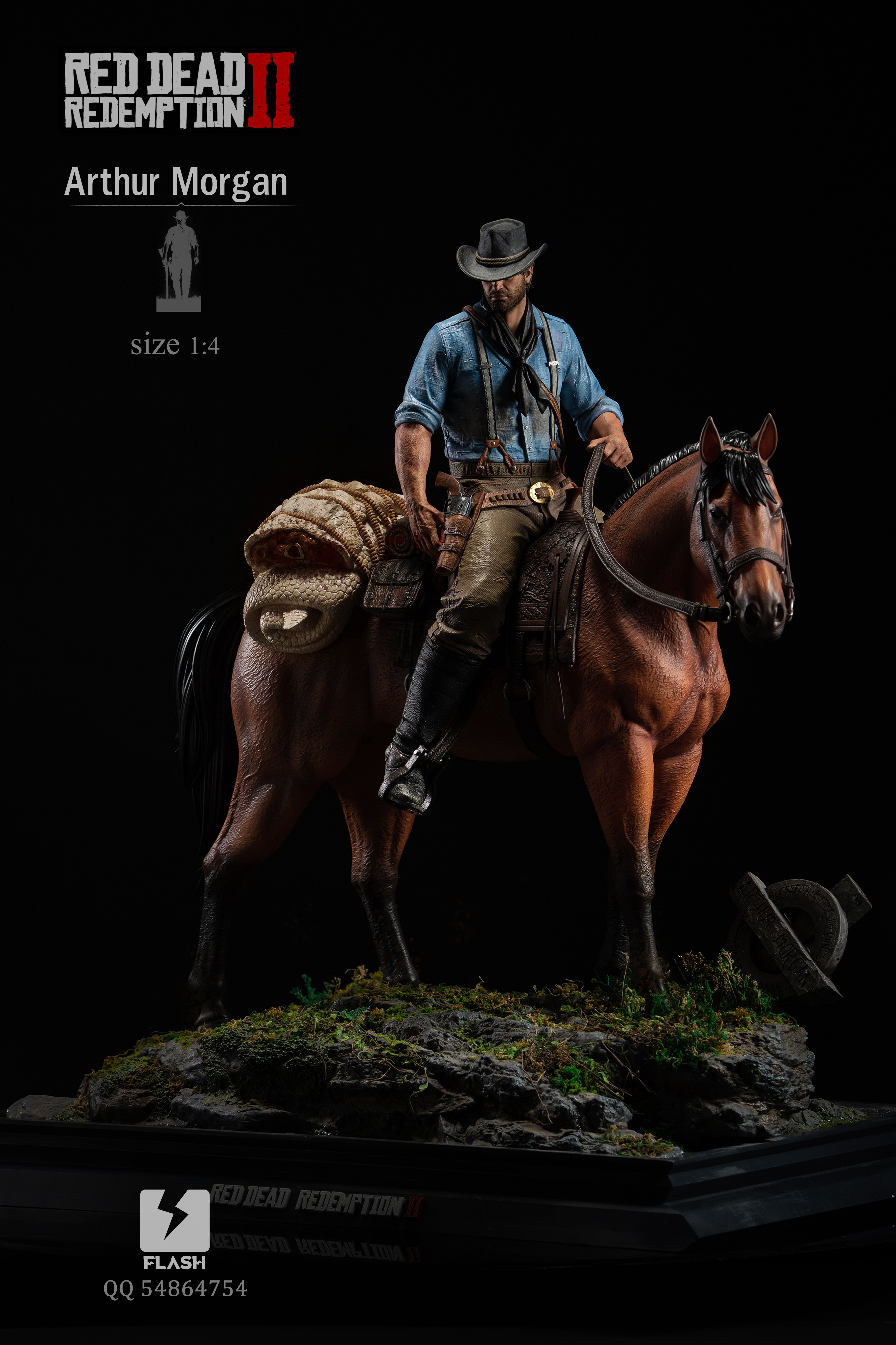 PRE-ORDER Flash Studio - Dead Redemption 2-Arthur Morgan 1/4 Statue(GK)