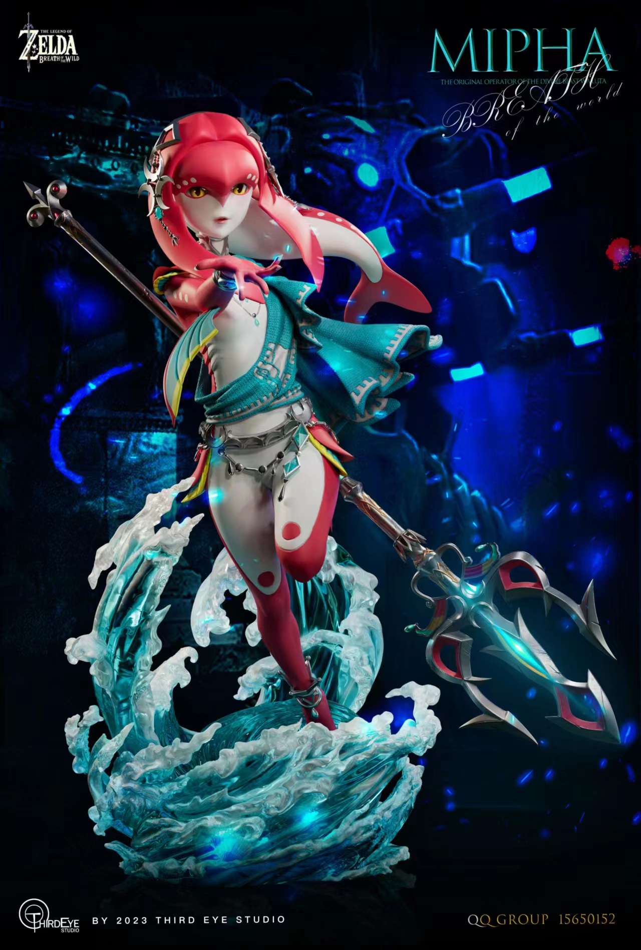 PRE-ORDER Third Eye Studio - The Legend of Zelda Four Champion#1 Mipha 1/4 Statue(GK)