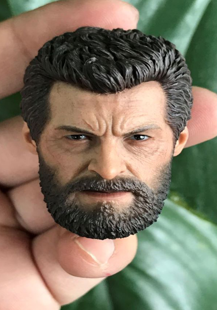 1/6 Old Aged Version Jackman Head Sculpt Normal Version Angry Version for 12'' Male Action Figure