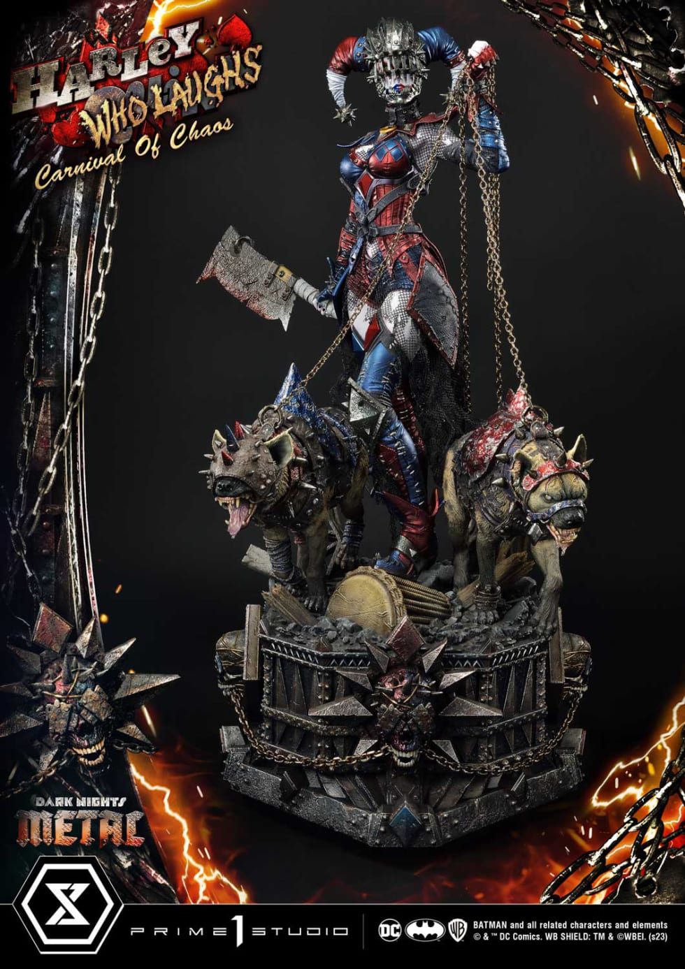 PRE-ORDER Prime 1 Studio - Museum Masterline Dark Nights: Metal Harley Quinn Who Laughs MMDCMT-13 1/3 StatueGK