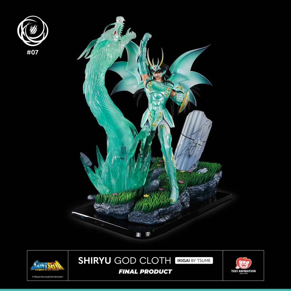 PRE-ORDER Tsume Studio - Saint Seiya Shiryuu God Cloth (Licensed) 1/6 Statue(GK)