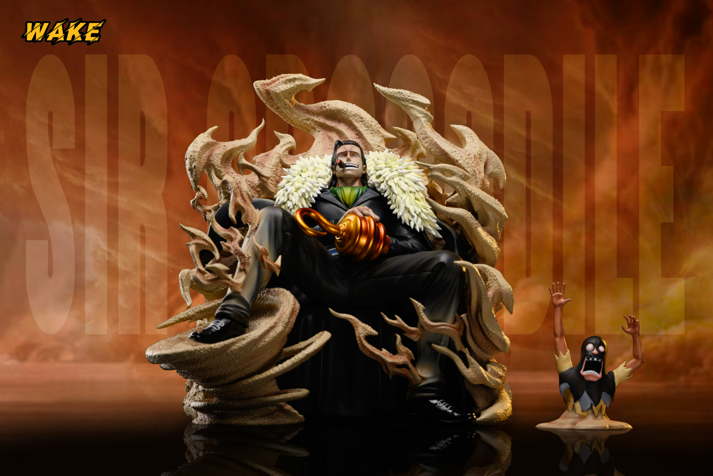 PRE-ORDER Wake Studio - One Piece Shichibukai#3 Crocodile Statue(GK)