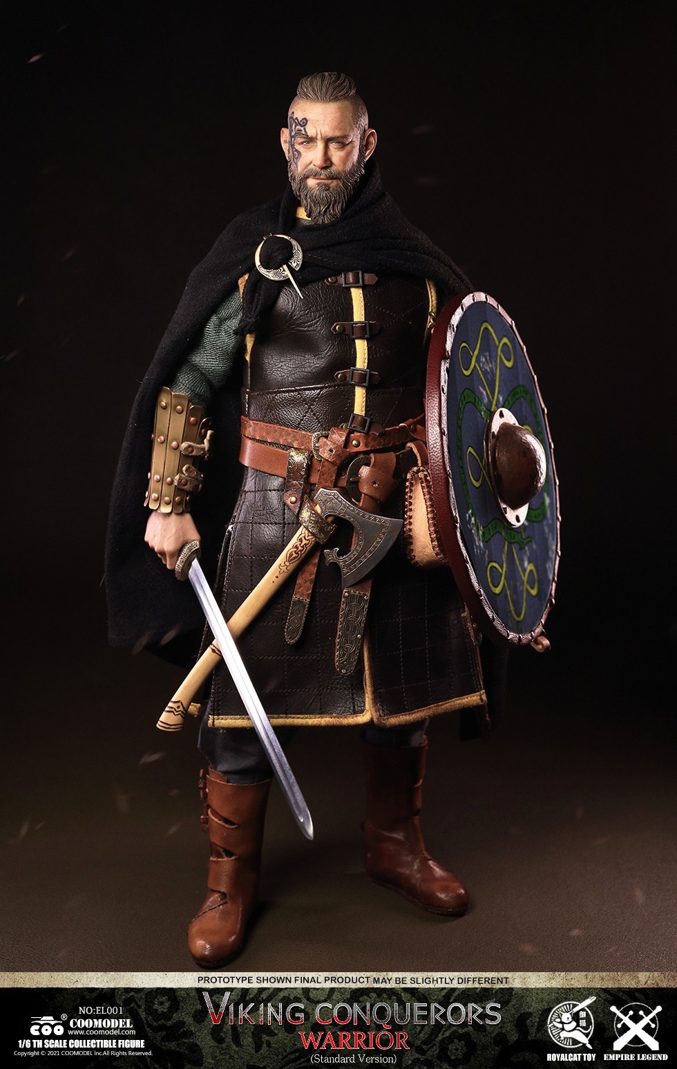 【IN STOCK】Legends of Empires Collectible Viking Conquerors Warrior COOMODEL EL001 1/6 Scale Action Figure