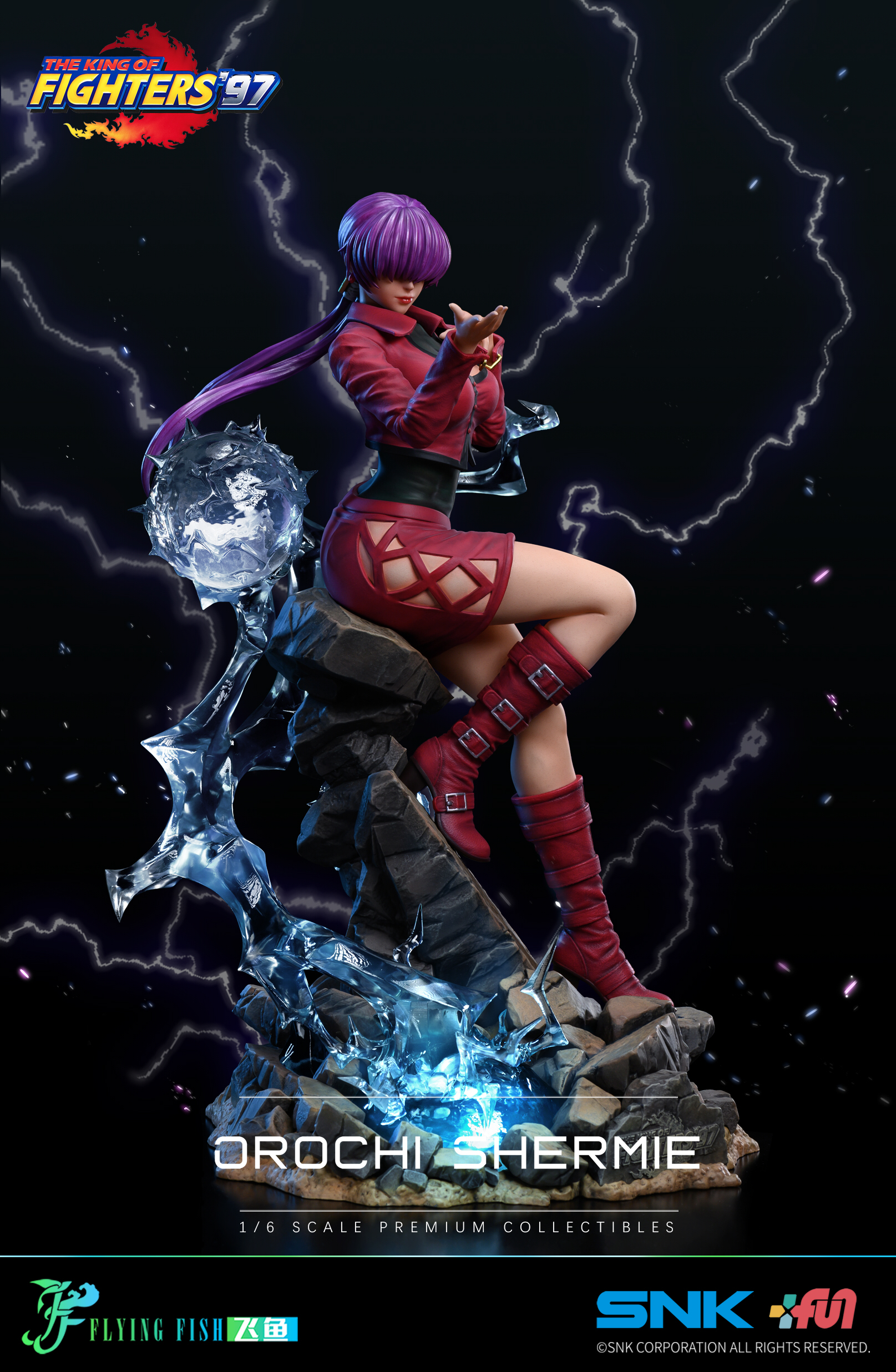 Pre-order Flying Fish Studio FFS 1/6 SNK Genuine authorization The King of Fighters'97 OROCHI SHERMIE Statue