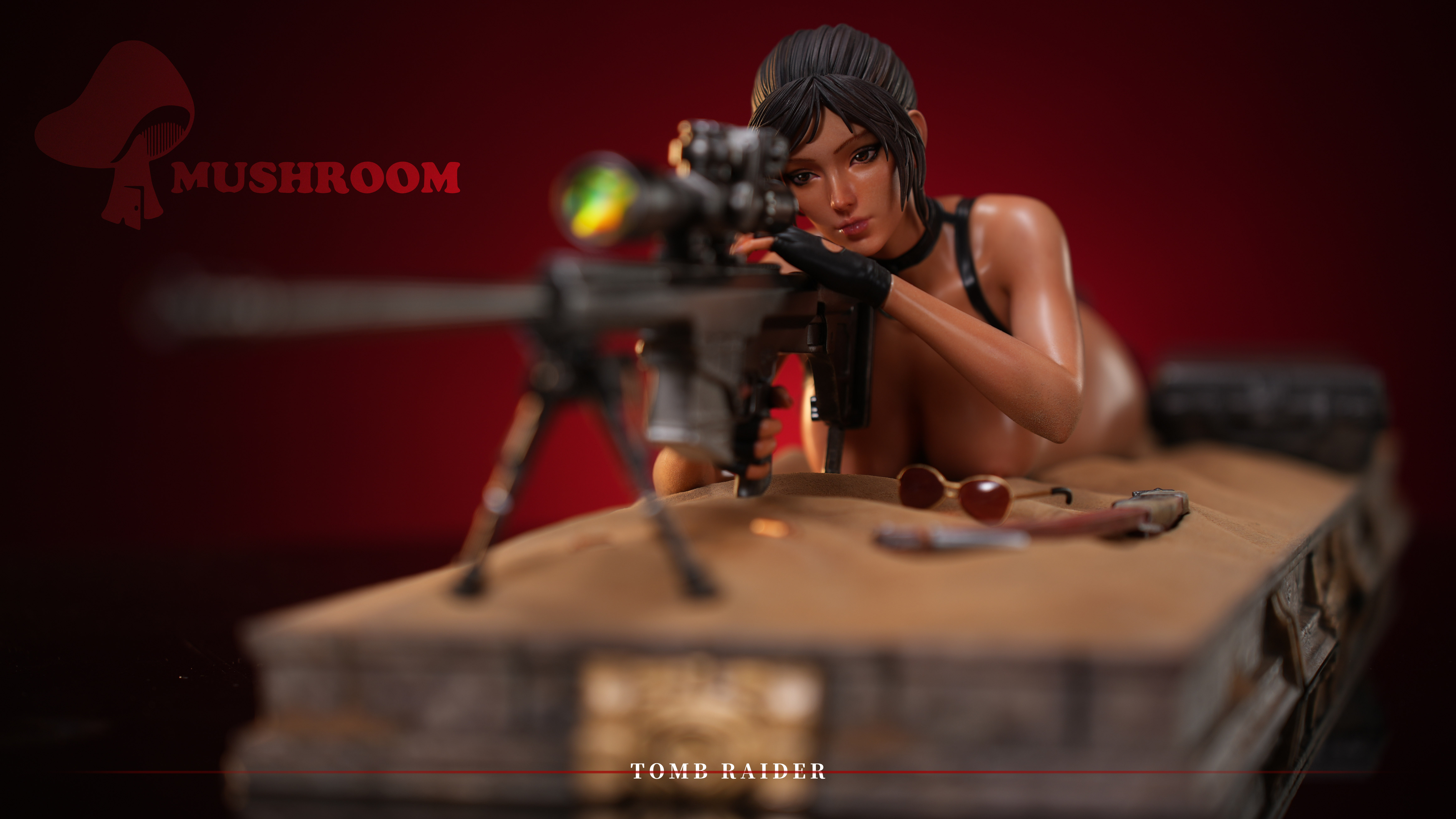 PRE-ORDER Mushroom Studio - TombRaider Lara Croft 1/4 Statue(GK) (Adult 18+)