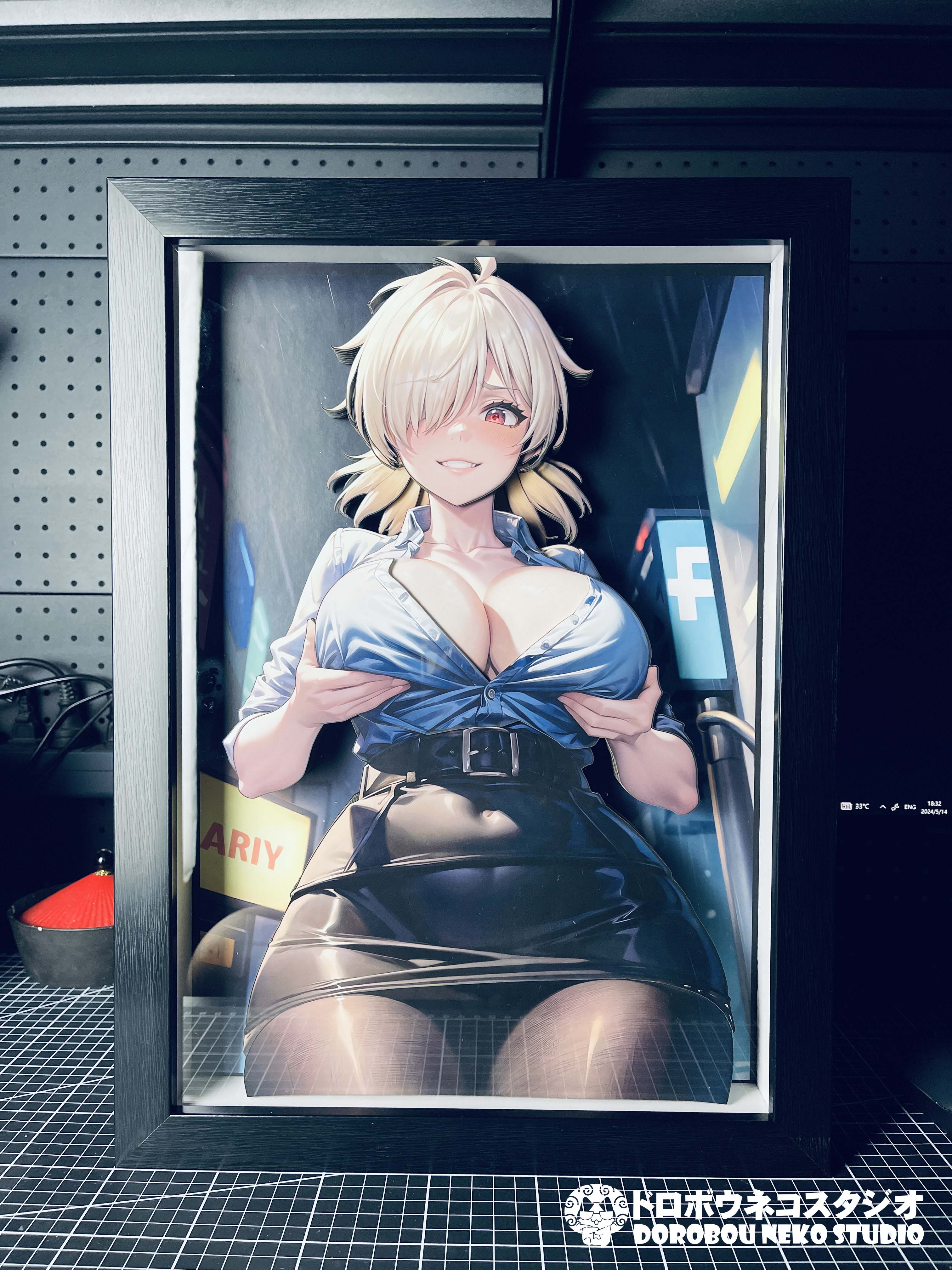 Dorobou Neko Studio - Hellsing Ultimate DSMG-061 Decorative Painting of Seras·Victoria Scene (Adult 18+)