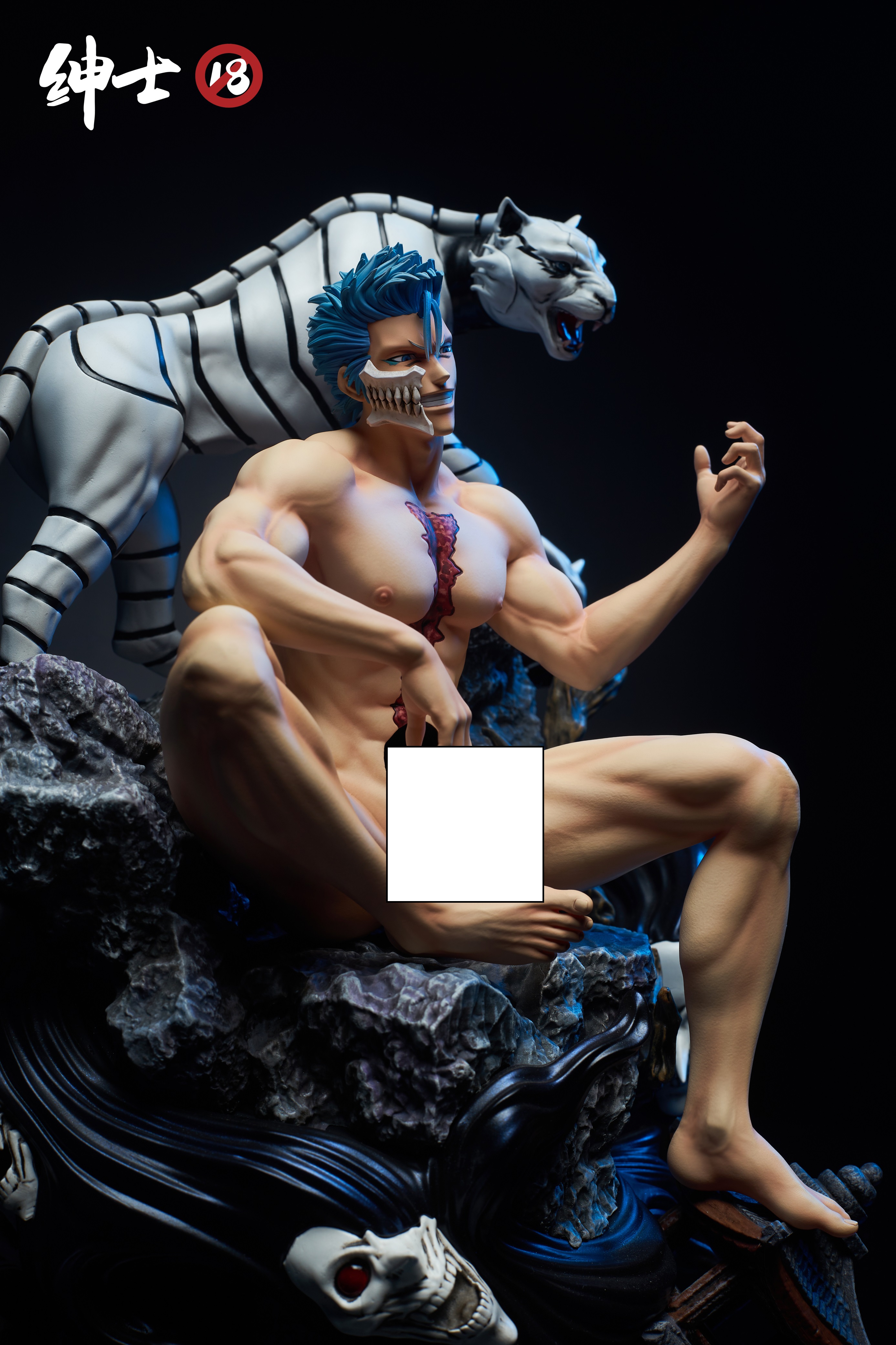 PRE-ORDER Gentleman 18 Studio Bleach Grimmjow Jaegerjaques 1/6 Statue(GK) (Adult 18+)