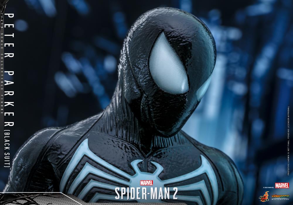 PRE-ORDER HotToys Marvel Spider-Man 2 VGM56 Black Suit1/6 Scale Action Figure