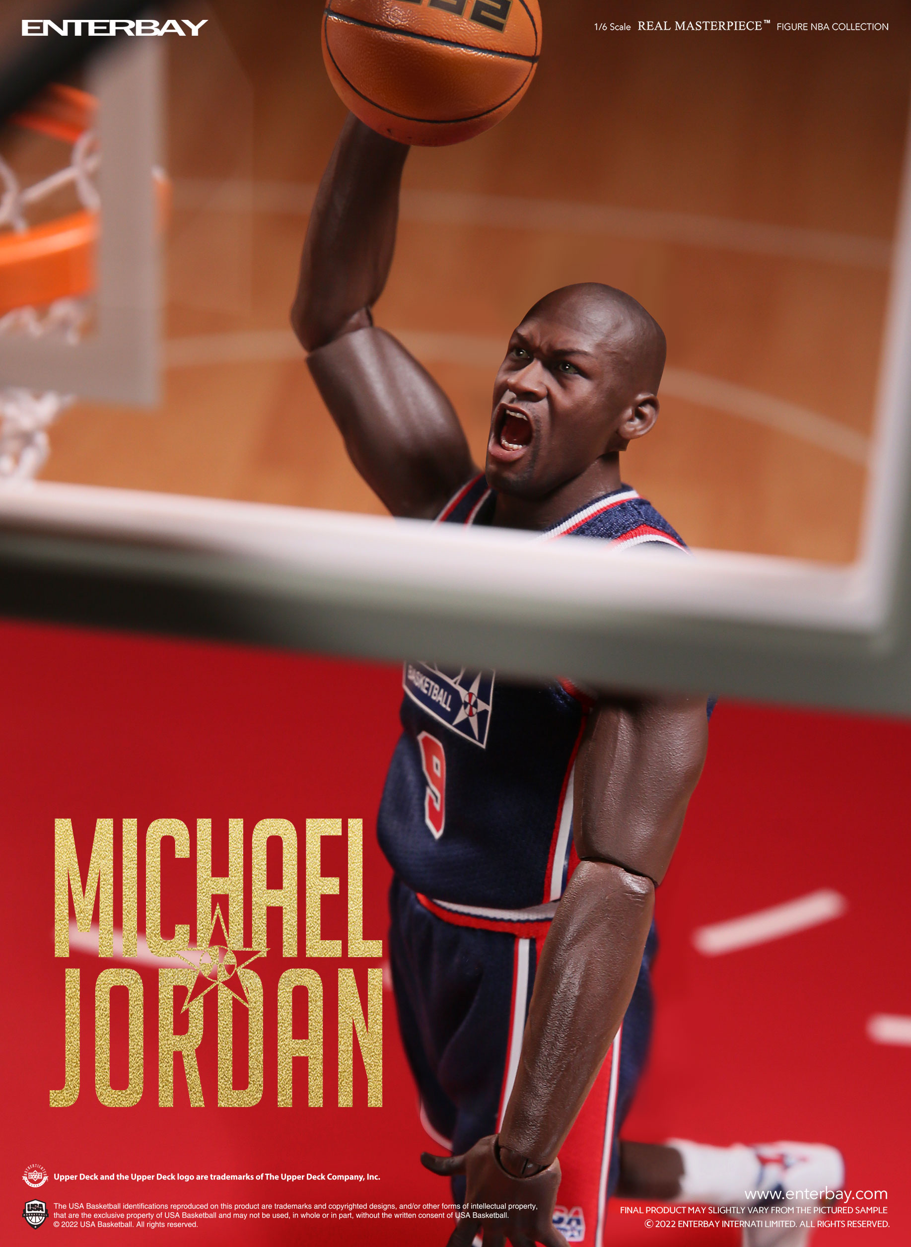 PRE-ORDER ENTERBAY Studio NBA Real Masterpiece Michael Jordan (RM-1089) 1/6 Action Figure
