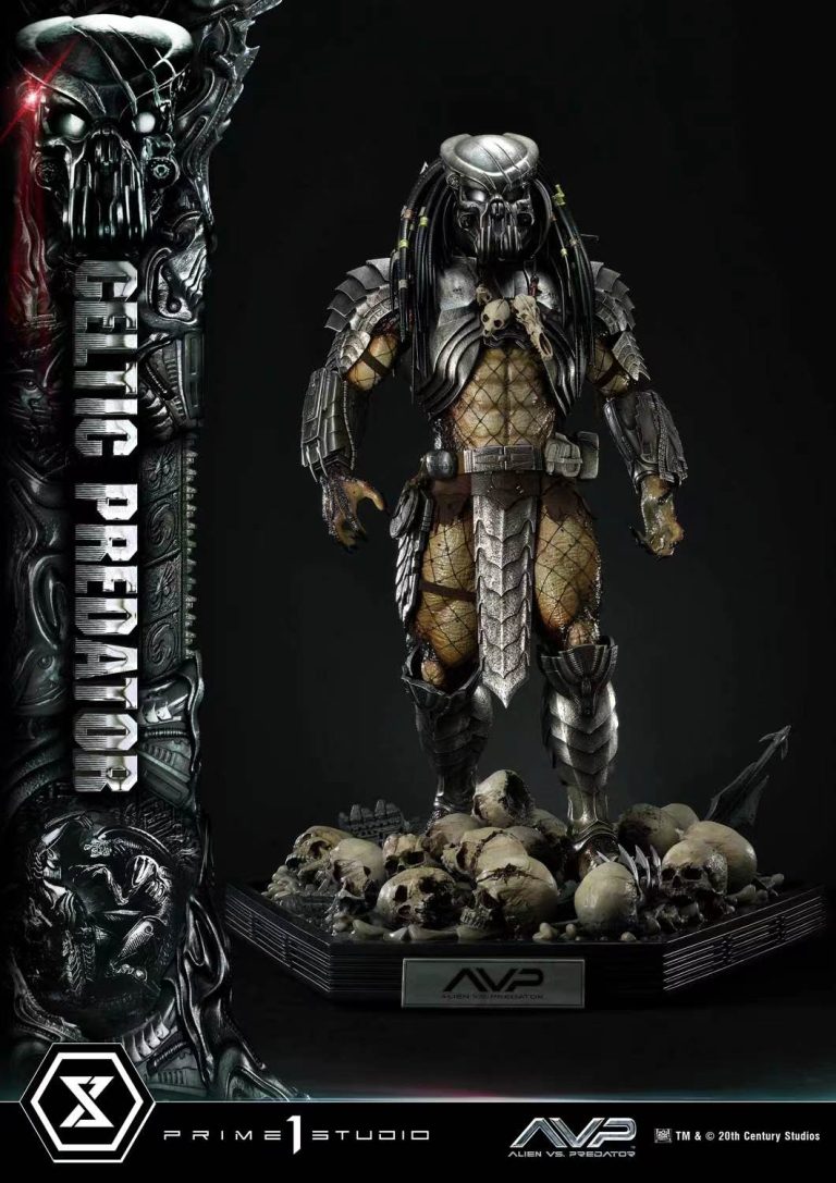 PRE-ORDER Prime 1 Studio - Alien vs. Predator Celtic Predator (MMPR-05 & MMPR-05S) Action Figure