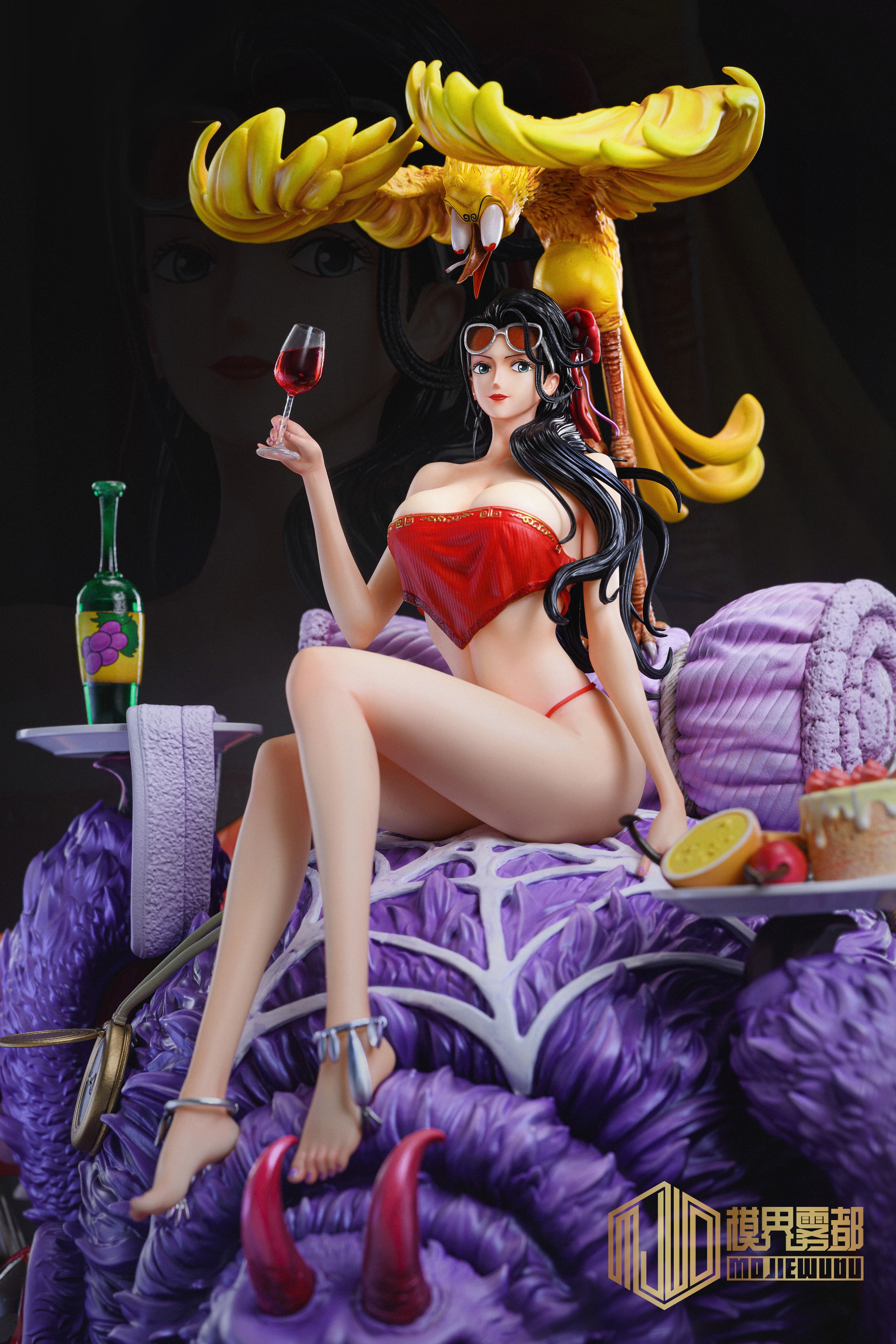 PRE-ORDER Mo Jie Wu Du Studio - One Piece Strange Forest Adventure#2 Robin & Ten-Toed Spider Statue(GK)