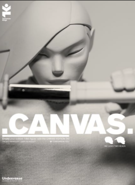PRE-ORDER Underverse Canvas - TOMORROW KINGS CANVAS TK Limited Edition First Batch 1/6 Action Figure